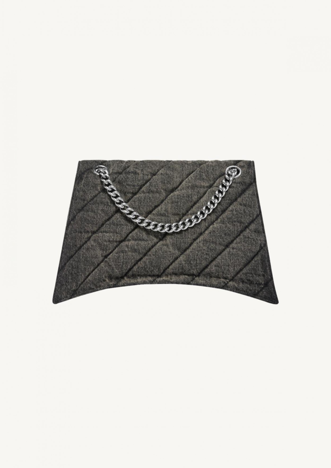 Sac Crush avec chaîne moyen modèle en denim