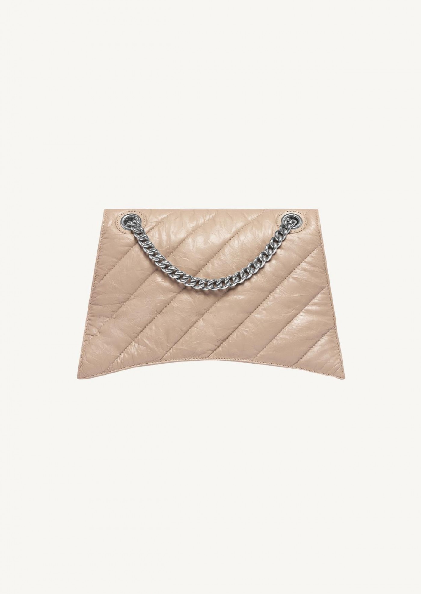 Sac avec haîne crush moyen modèle matelassé en taupe