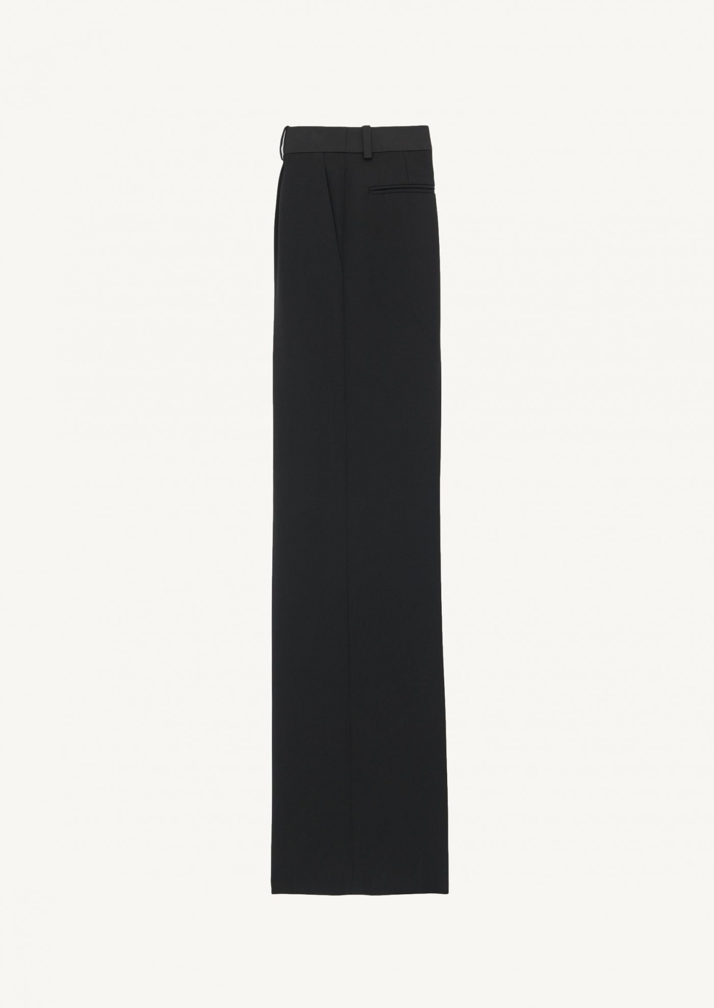 Pantalon en grain de poudre noir