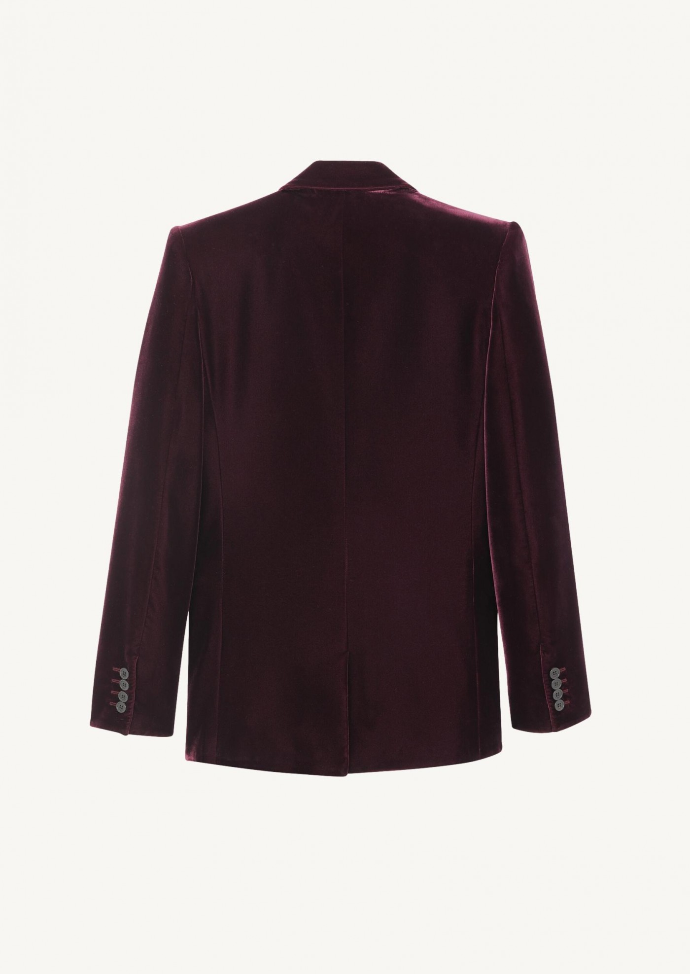 Bordeaux velvet jacket