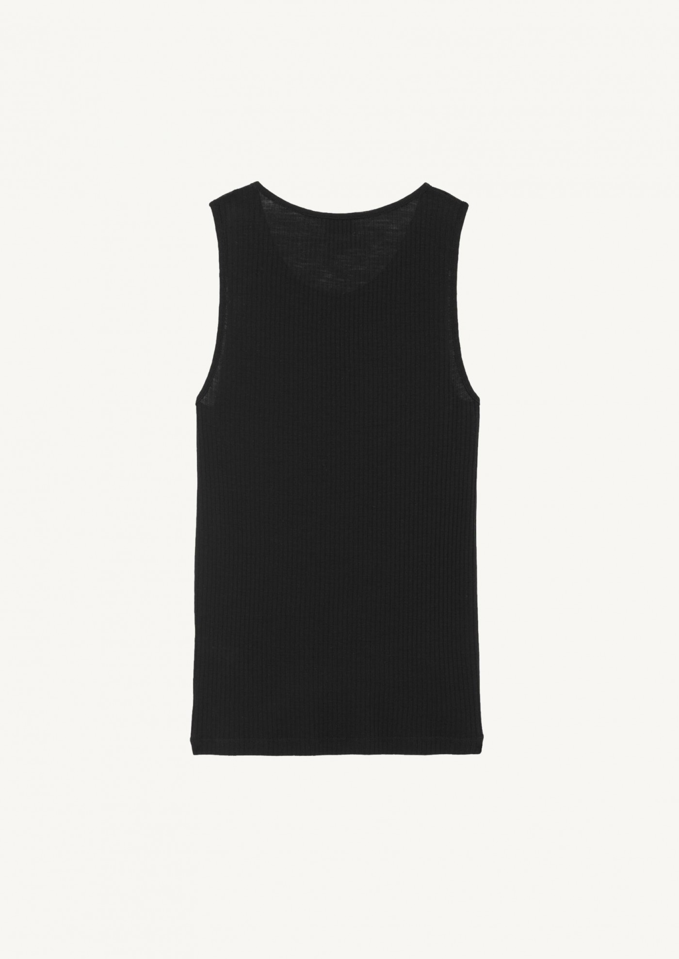 Black cassandre tank top