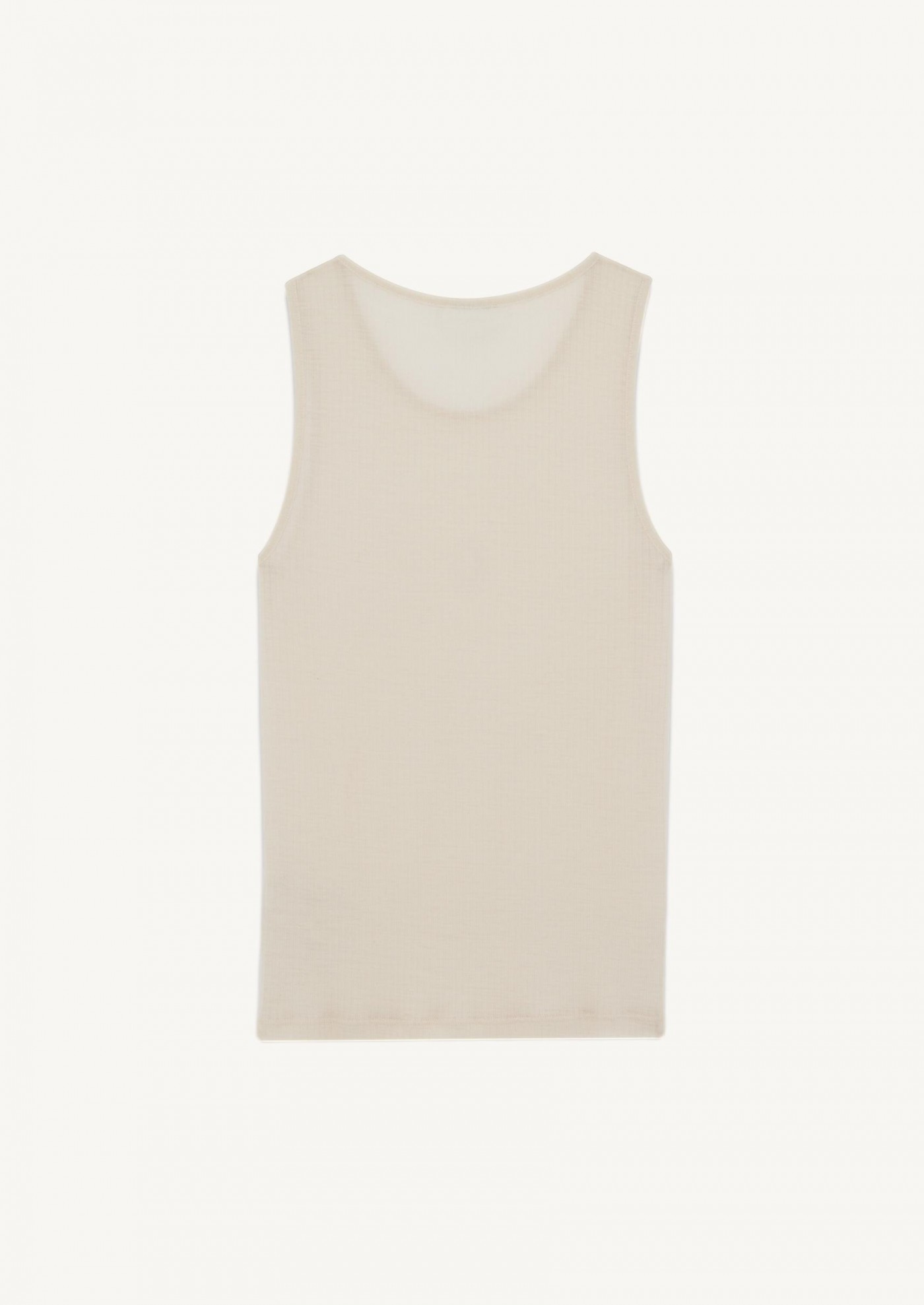Beige cassandre tank top