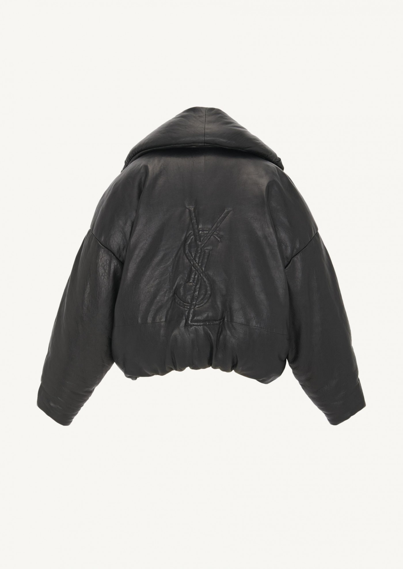 Cassandre down jacket in lambskin leather