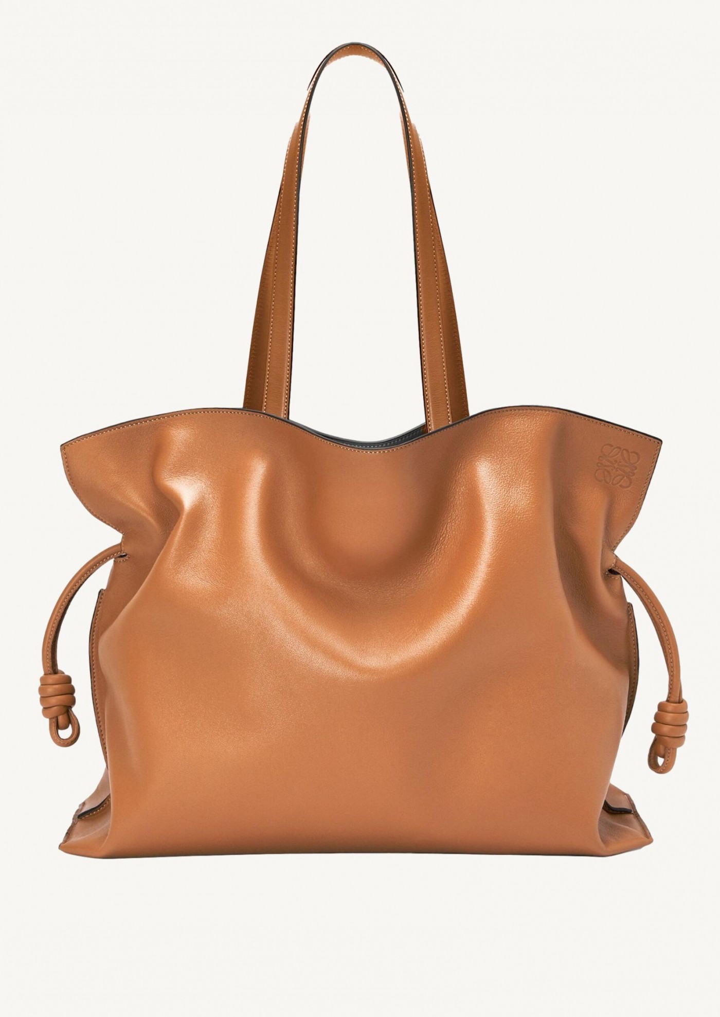 Sac XL Flamenco en cuir de veau nappa desert
