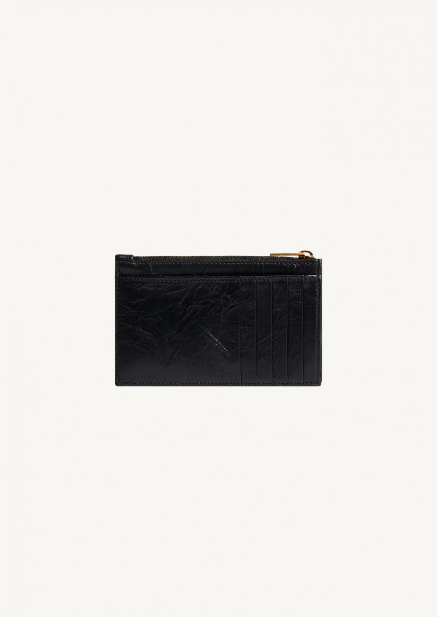 Women's crush small chain bag metallized in dark grey