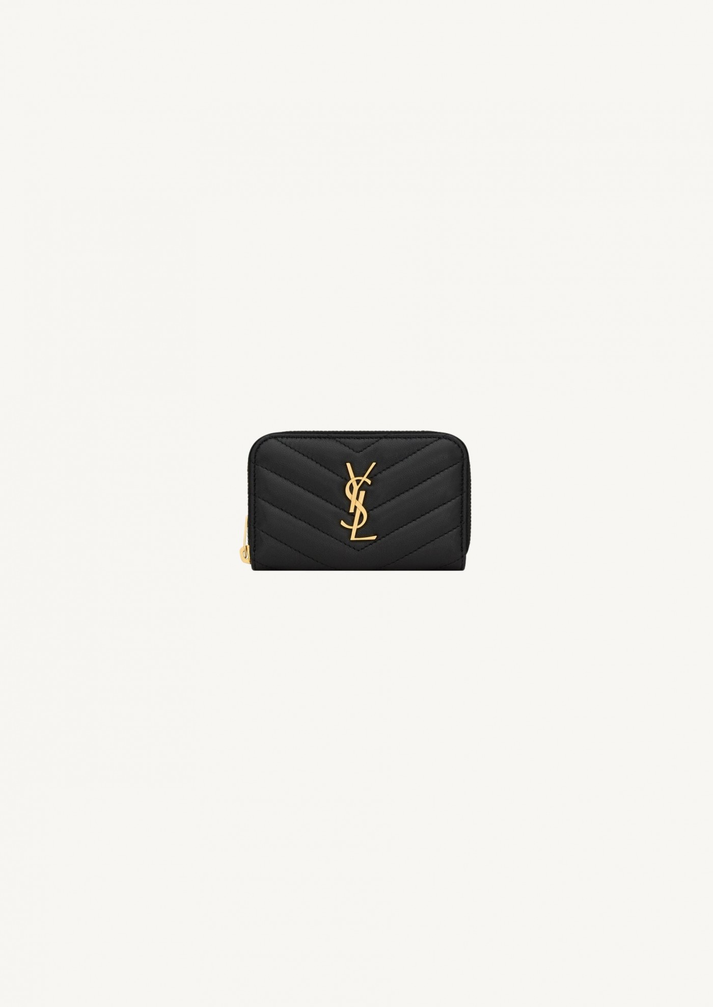 Saint Laurent Monogram Zip-Around Wallet