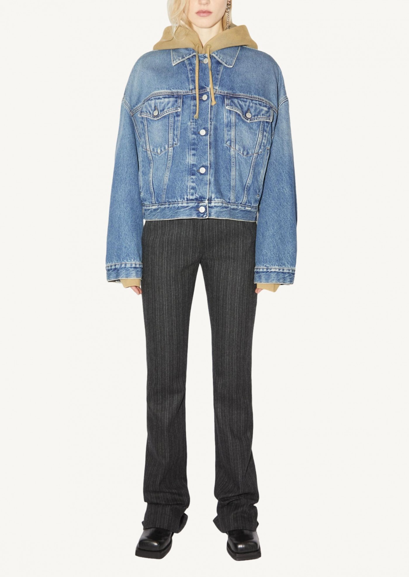 Veste en jean coupe loose bleu Acne Studios