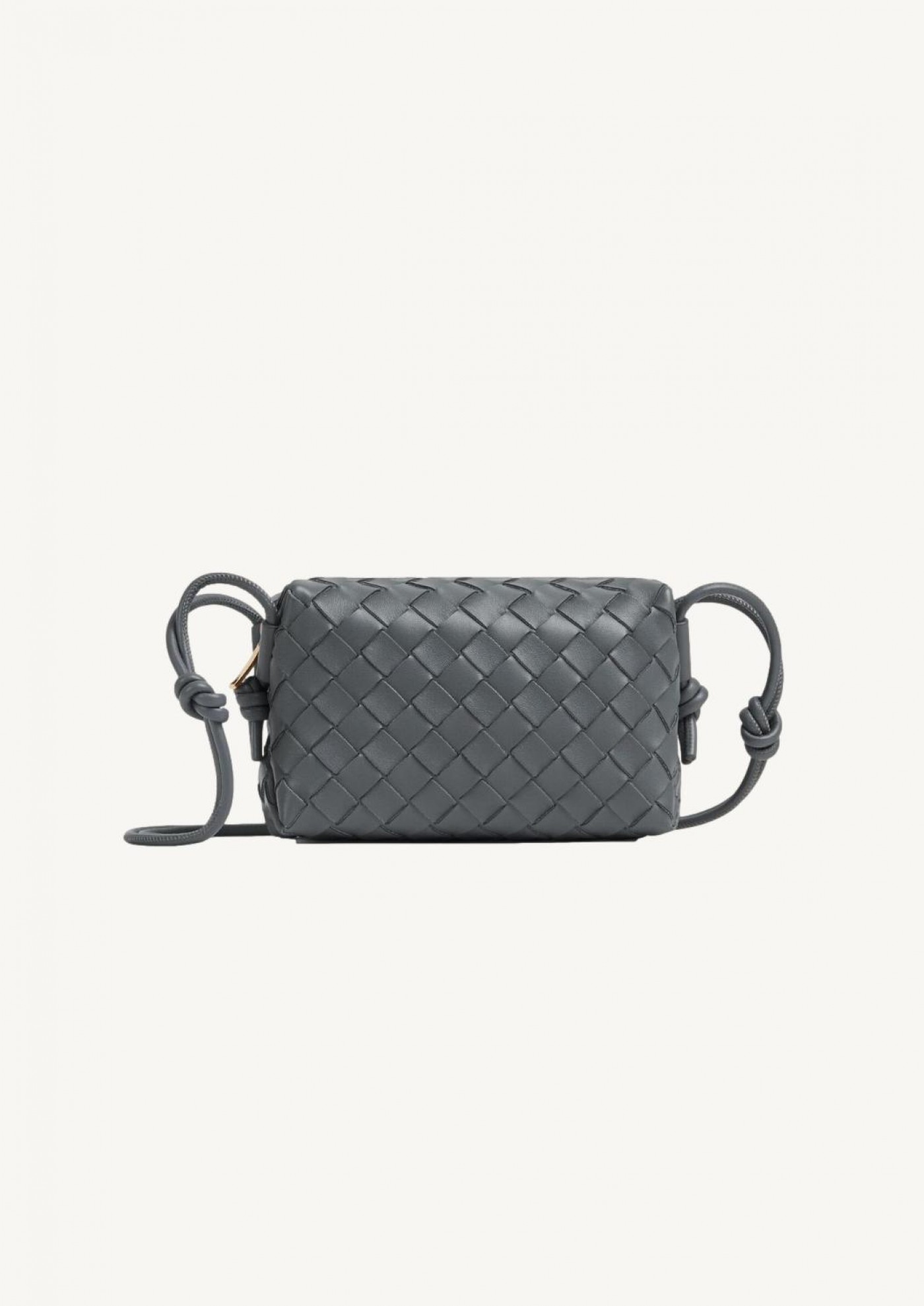 Sac Caméra mini loop in grey - Bottega Veneta