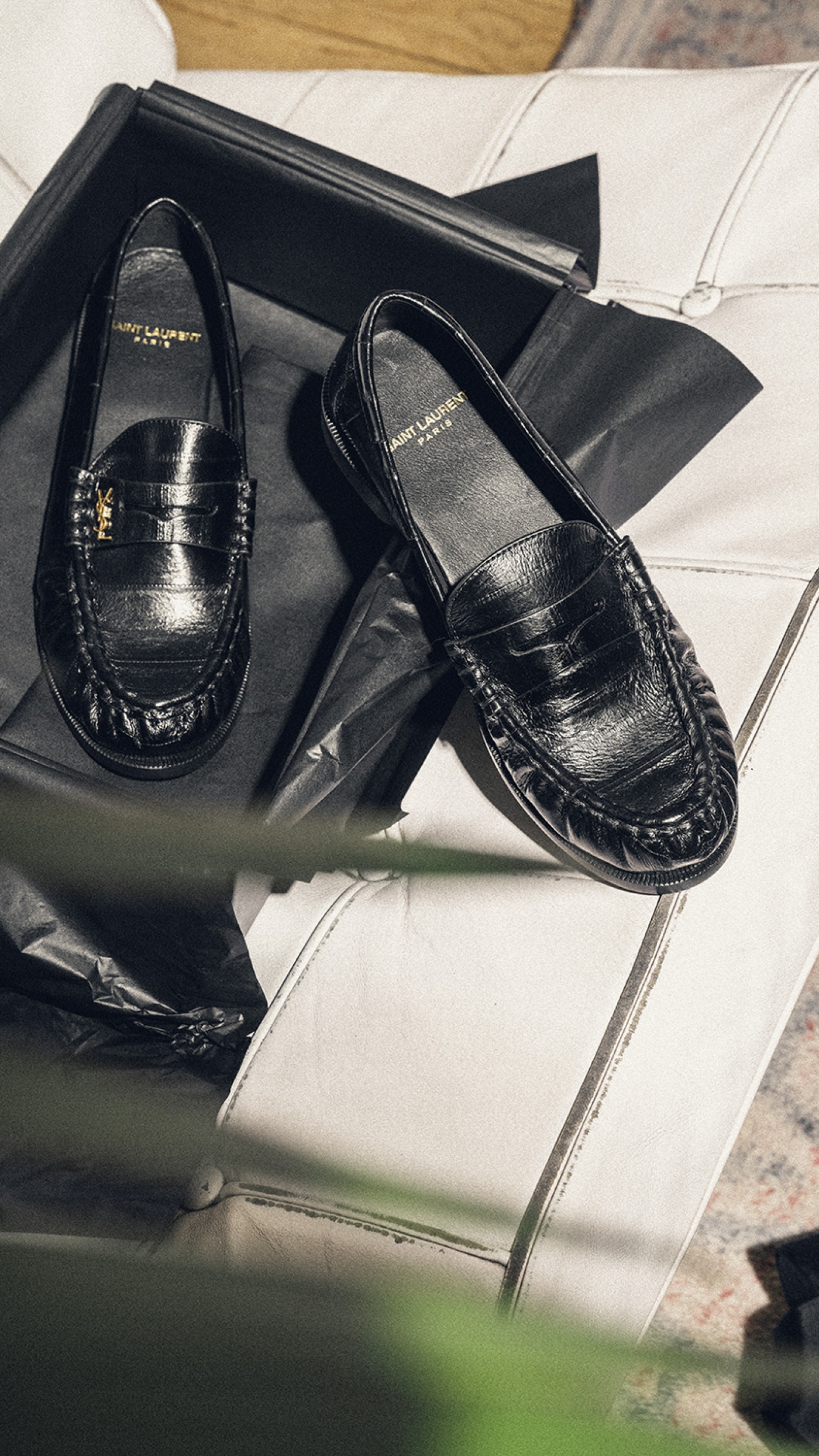 Saint laurent deals loafers