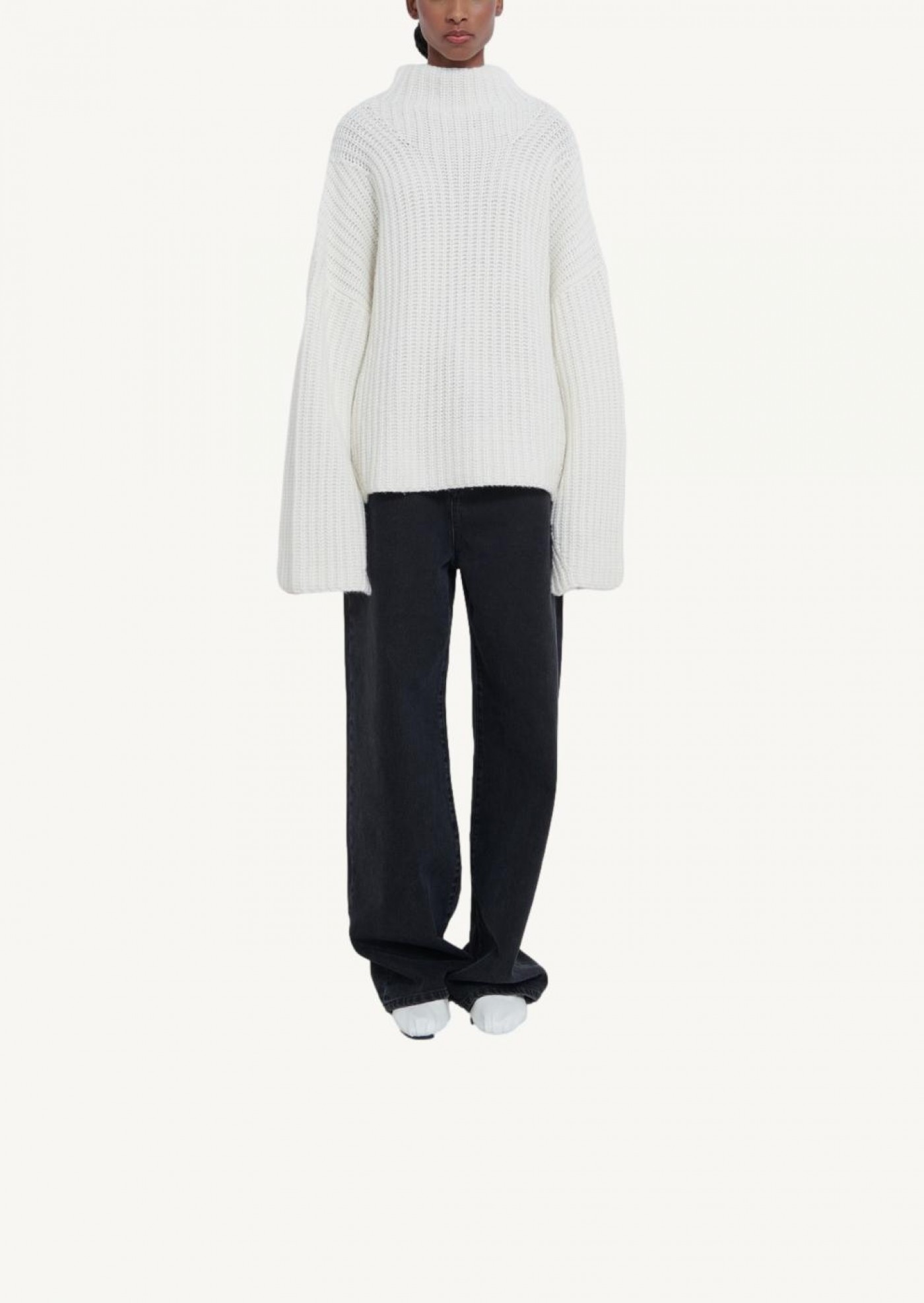 Bera Pull oversized en cachemire ivory