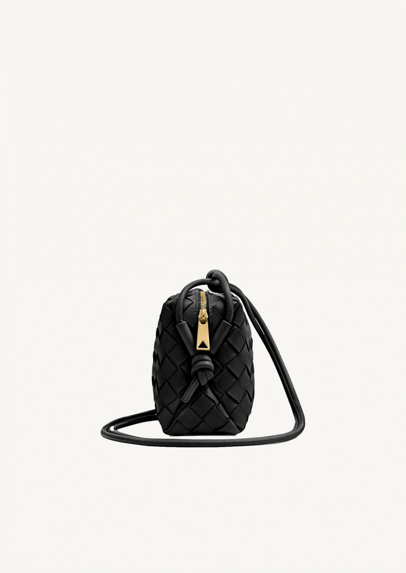 Sac Camera Mini Loop - Black - Bottega Veneta