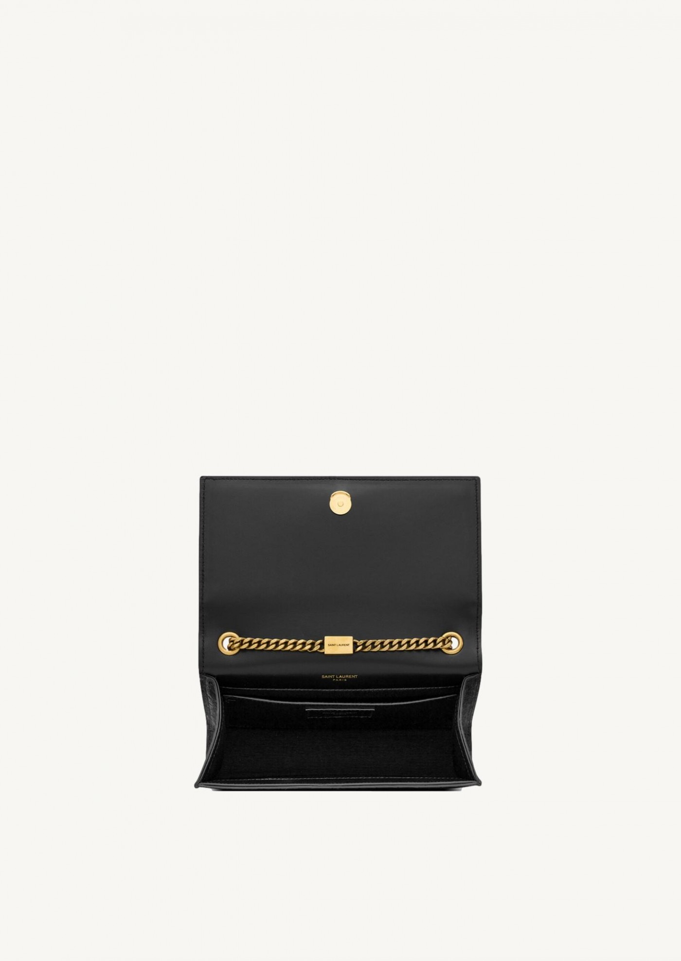 Kate small in crocodile embossed nubuck black Saint Laurent