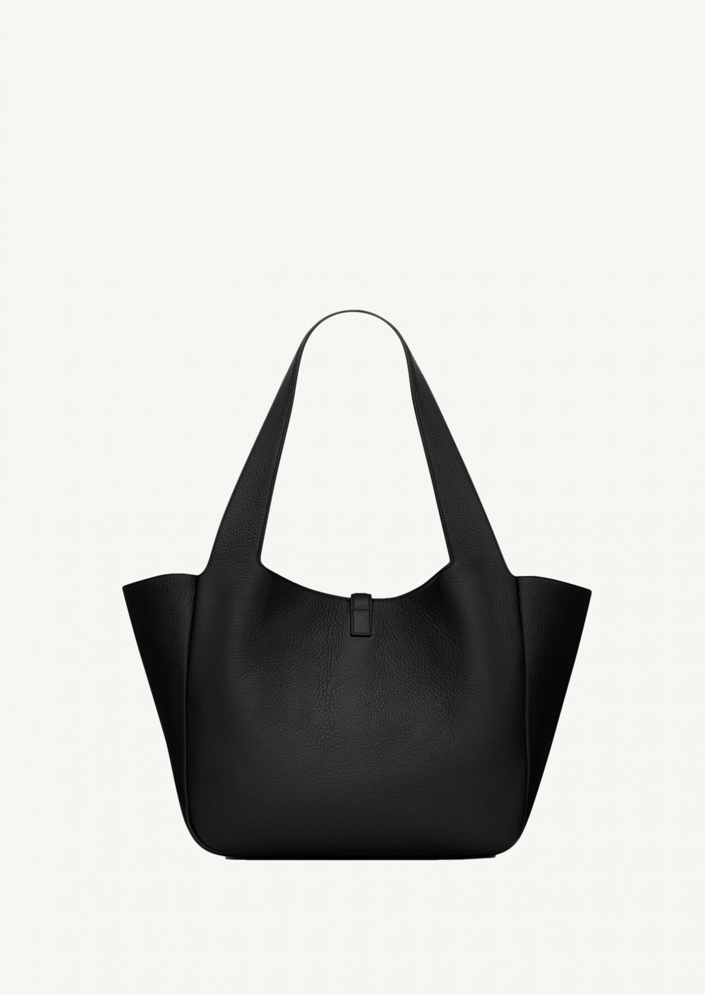 Bea en cuir grainé noir
