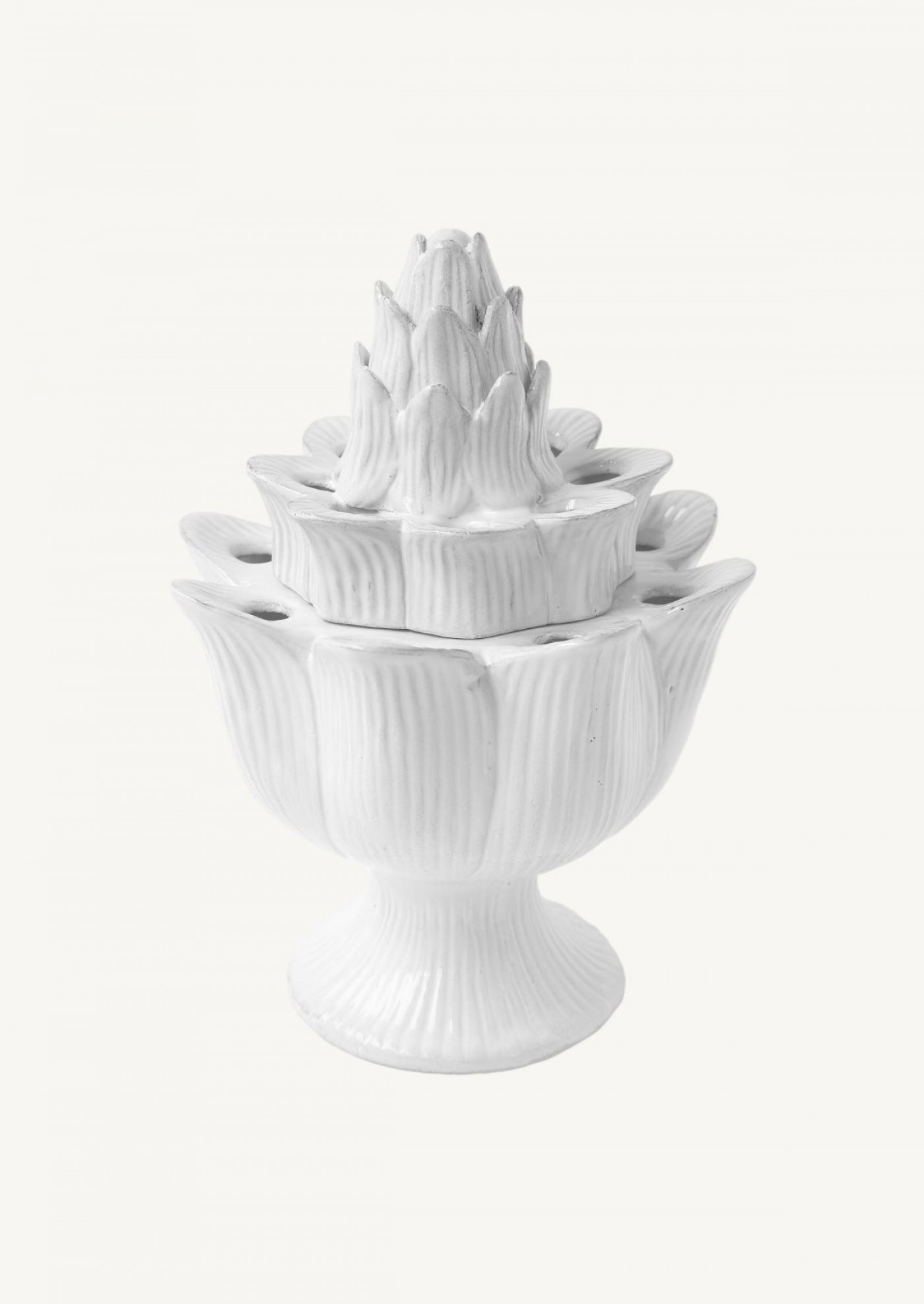 Large artichoke flower vase