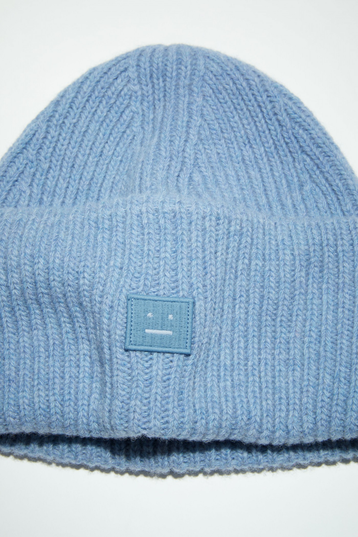 Small face logo beanie bleu