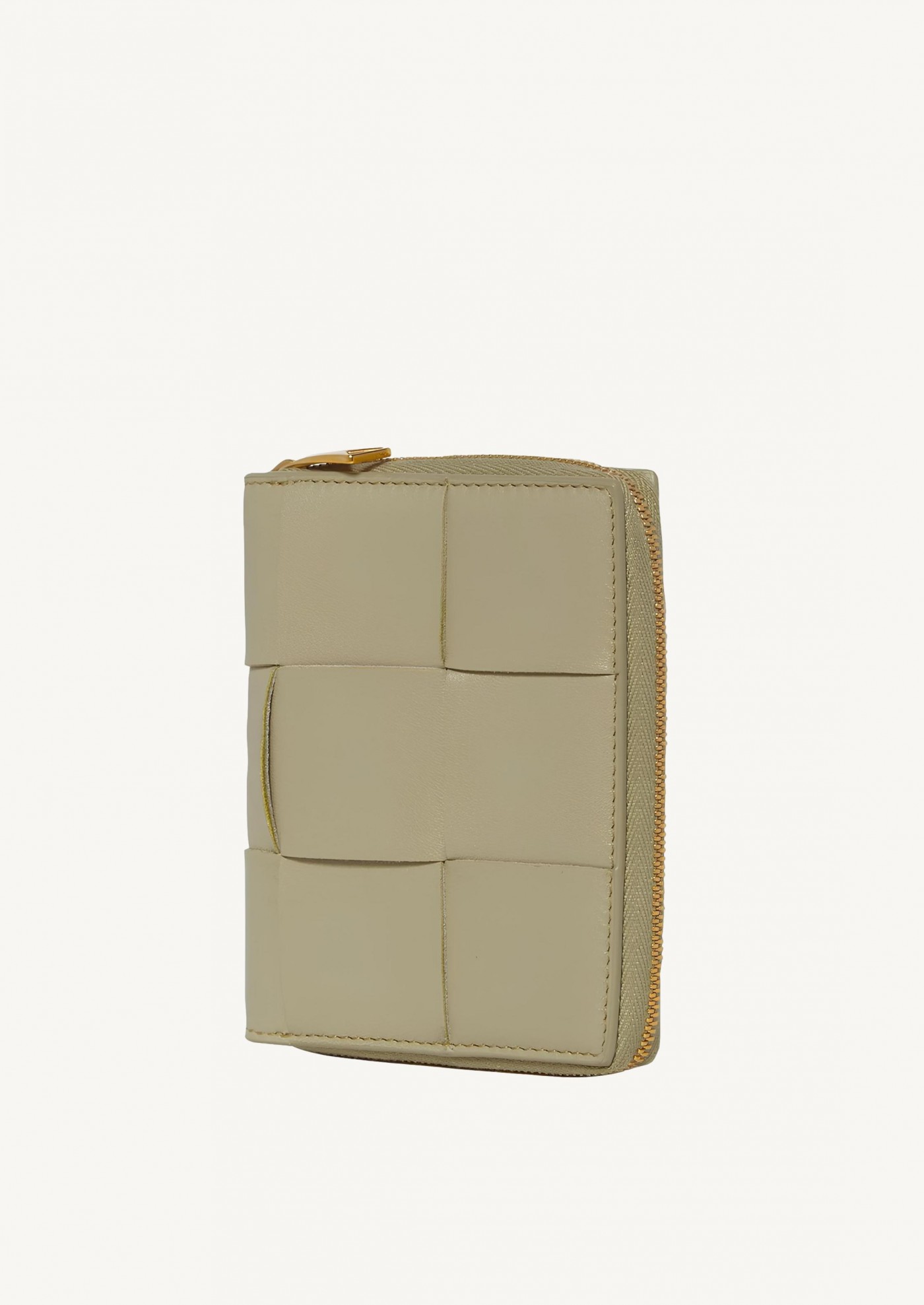 Maxi Intreccio Leather Card Holder