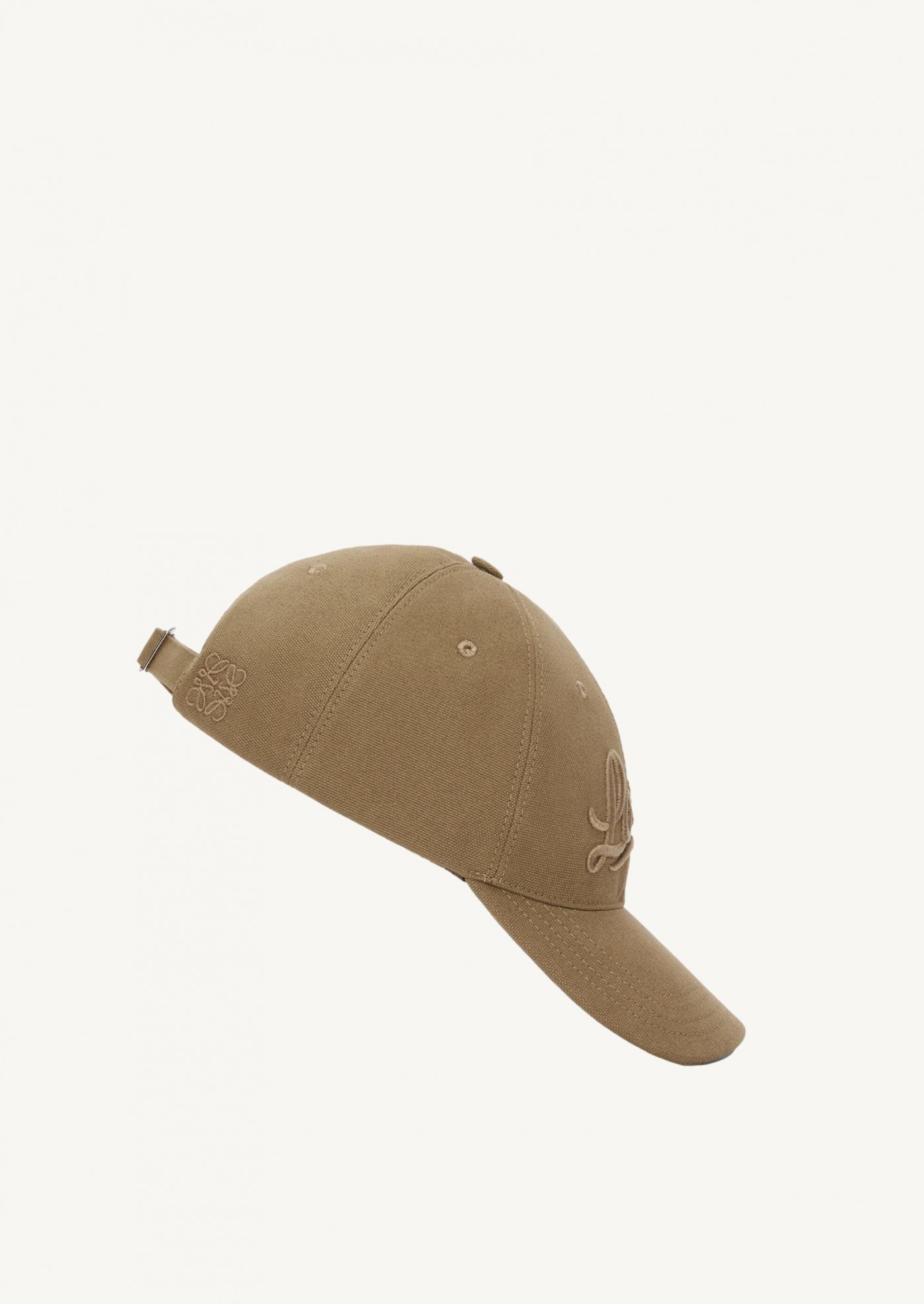 Cap in canvas olive