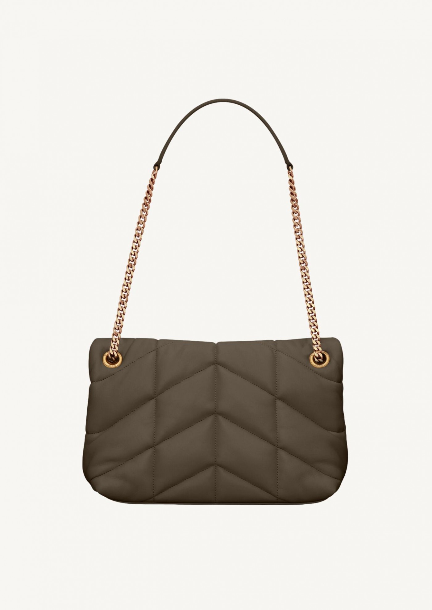 Puffer small in lambskin leather Saint Laurent