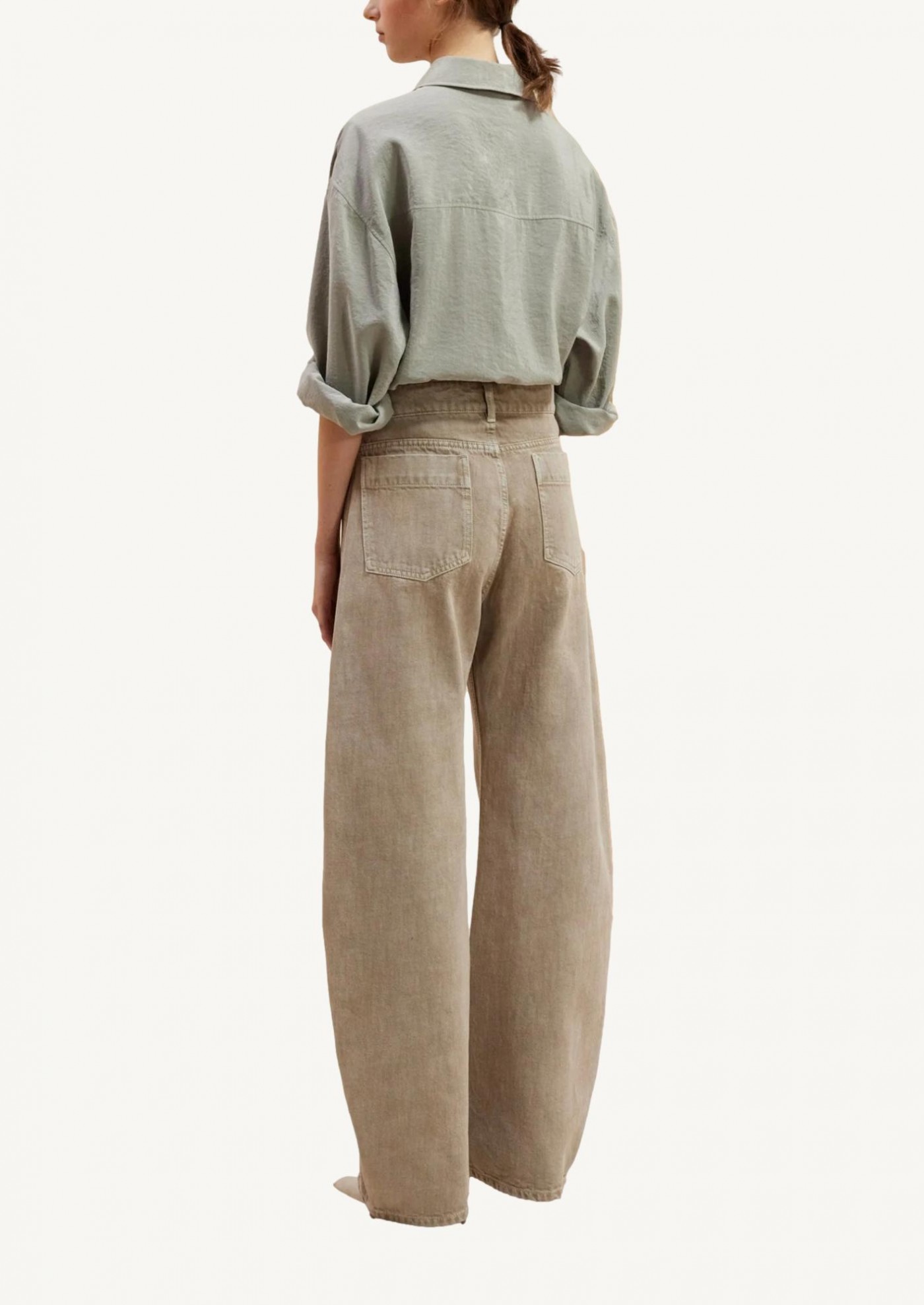 LEMAIRE Brown Curved Jeans
