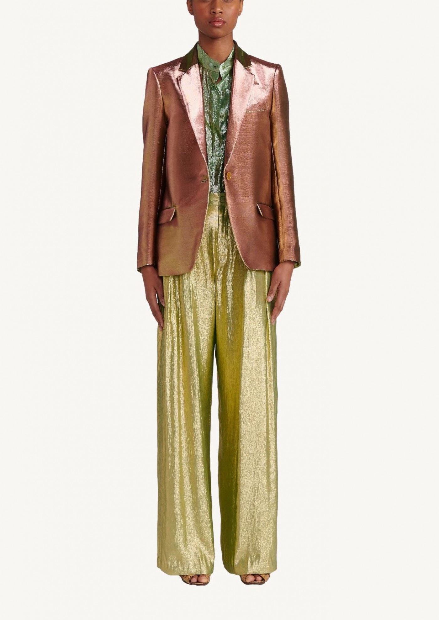 Jacket datte avocado peach