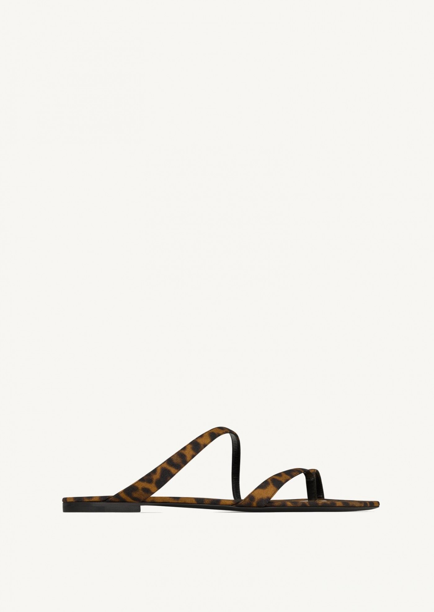 Tanger leopard grosgrain sandals