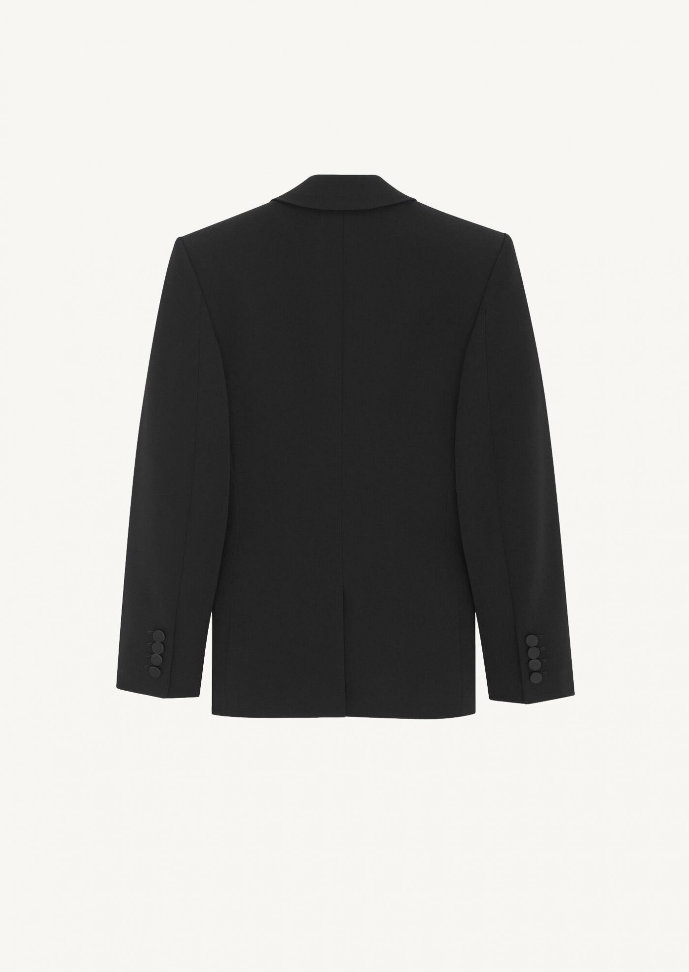 Veste de smoking en grain de poudre noir