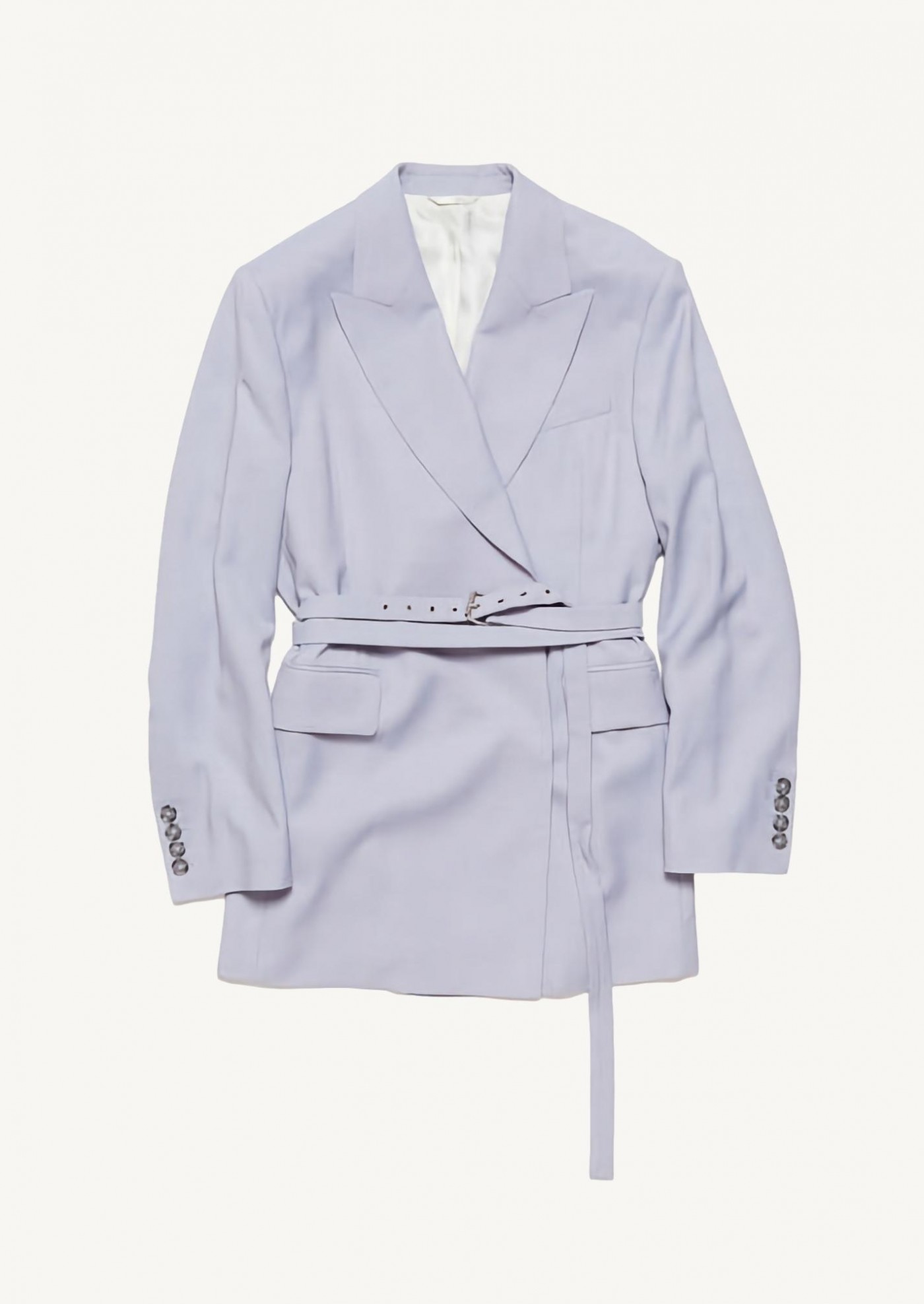 Lilac loose-fit suit jacket