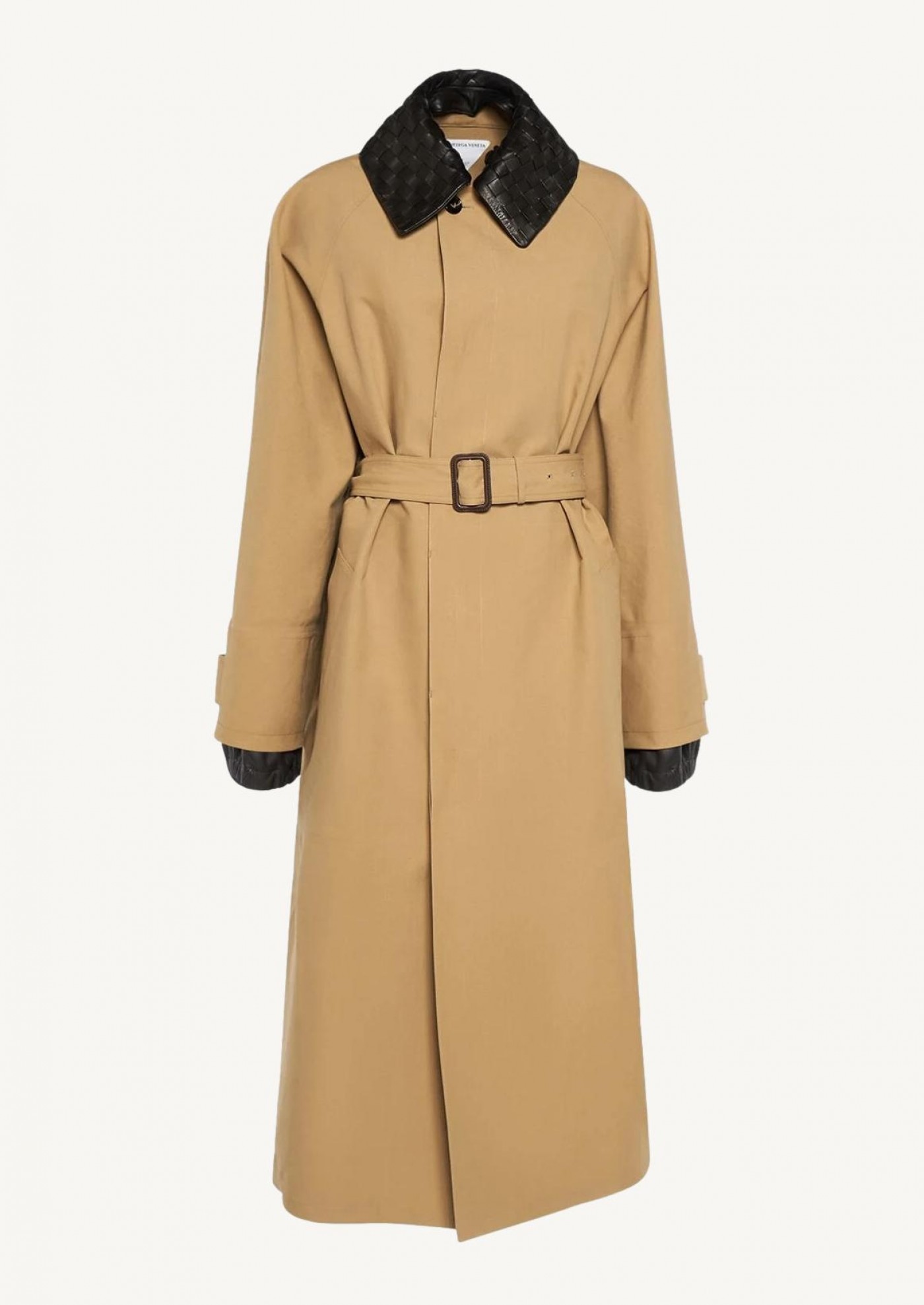 Waterproof stretch cotton trench coat