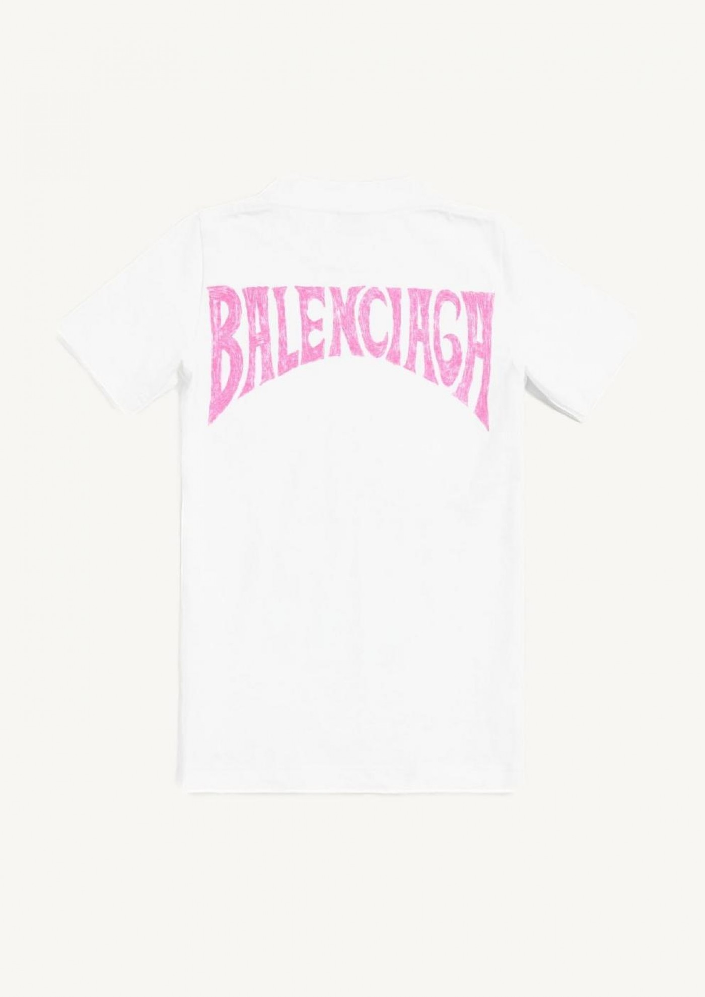 T-shirt paris tropical fit ajusté pour femme en blanc/rose