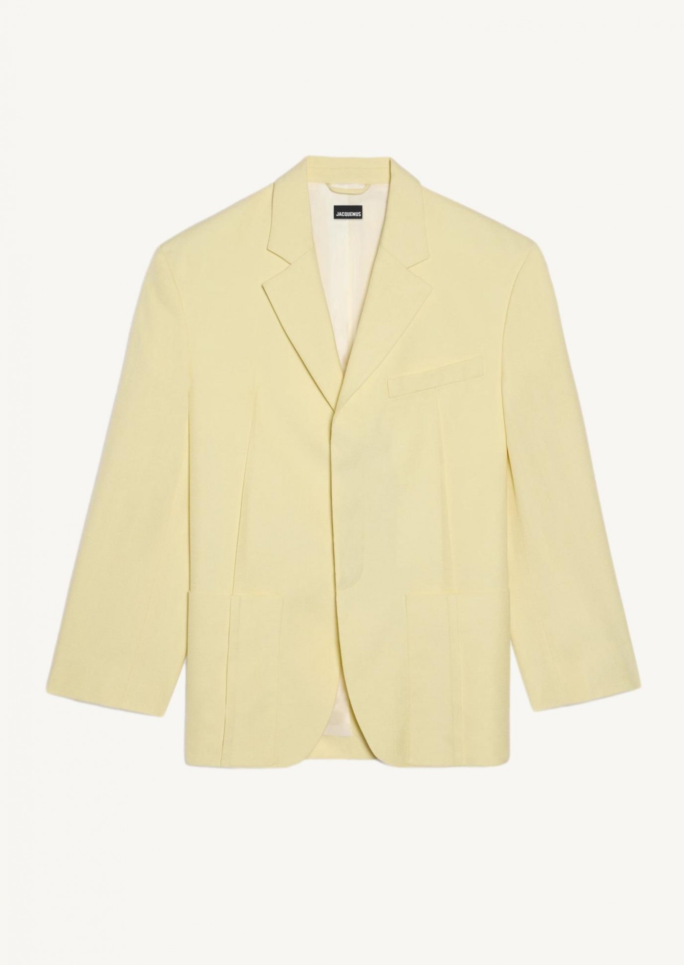 La veste d'homme pale yellow