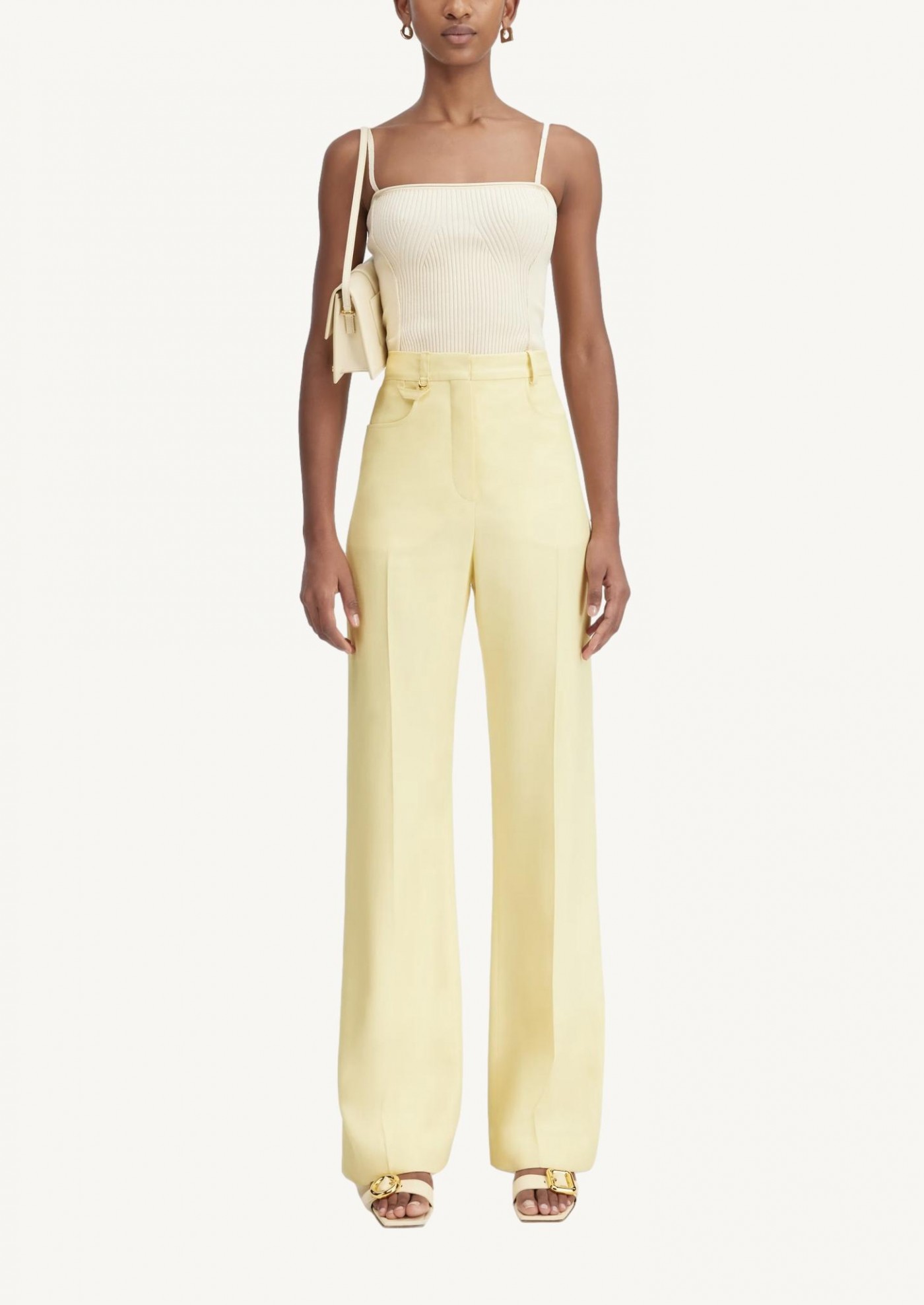 Le pantalon Sauge pale yellow