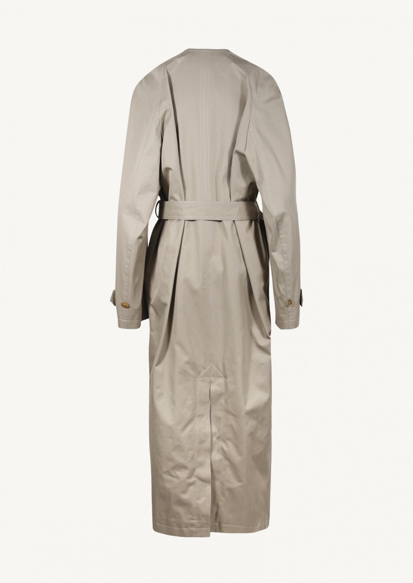Cotton trench lining coat
