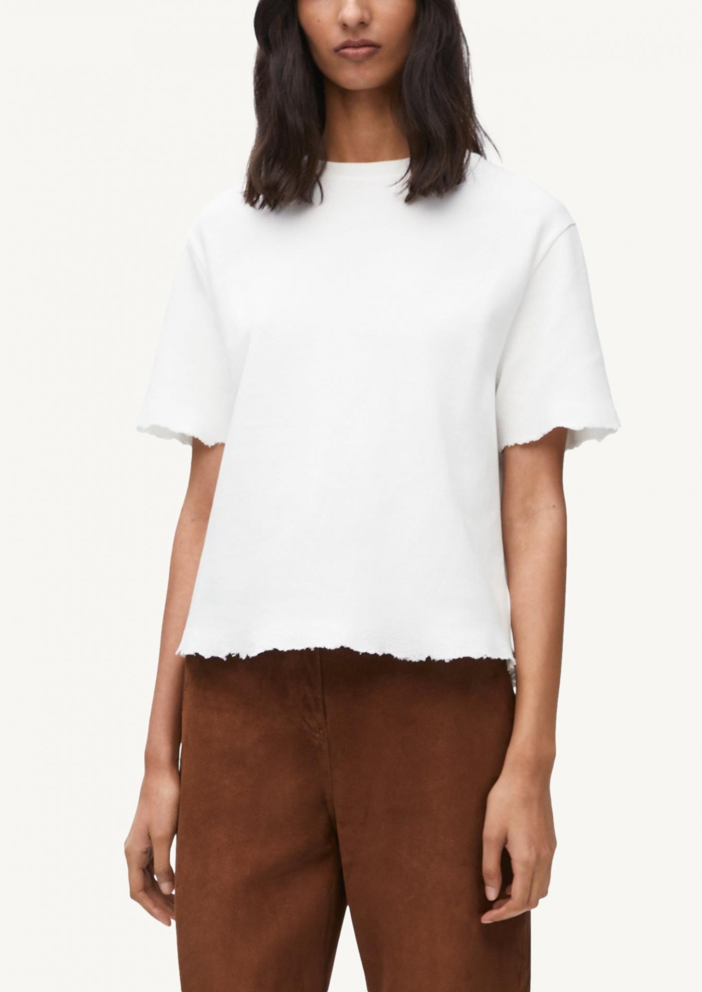 Boxy fit t-shirt in cotton blend