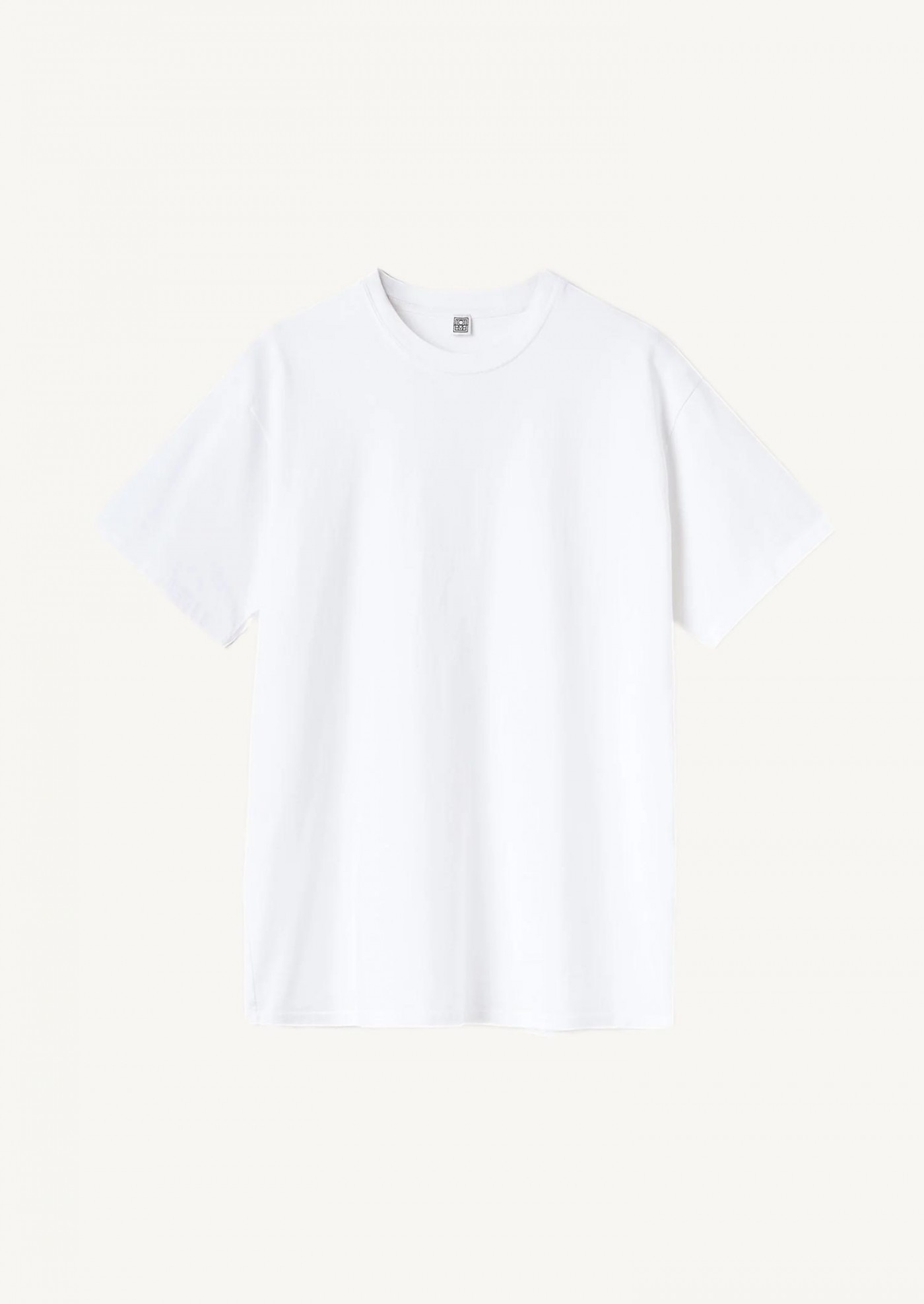 Straight cotton tee off-white