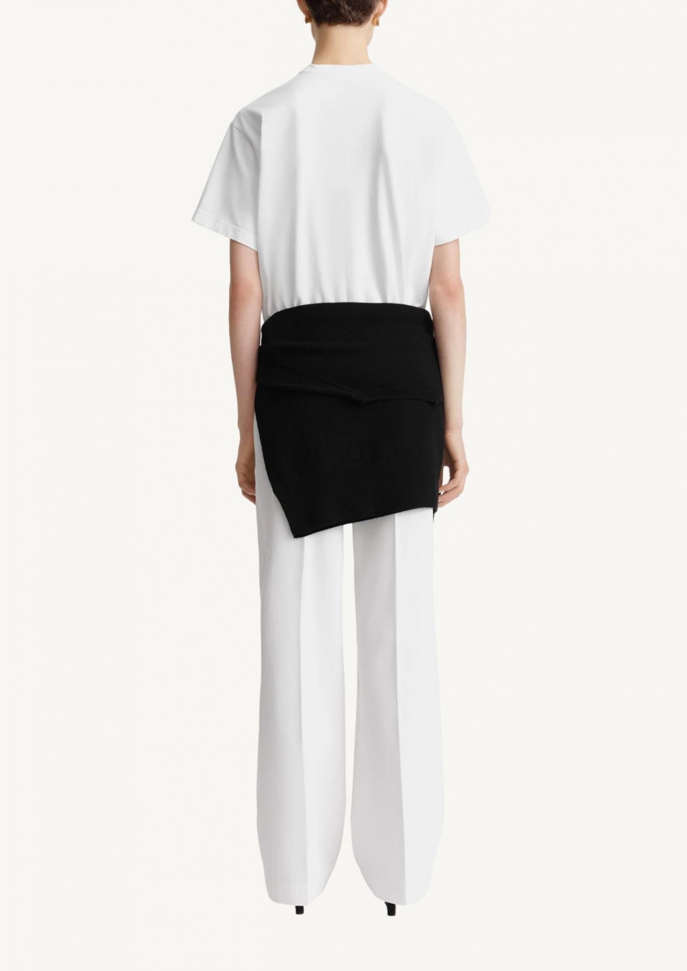 Straight cotton tee off-white Totême Straight cotton tee off-white Totême