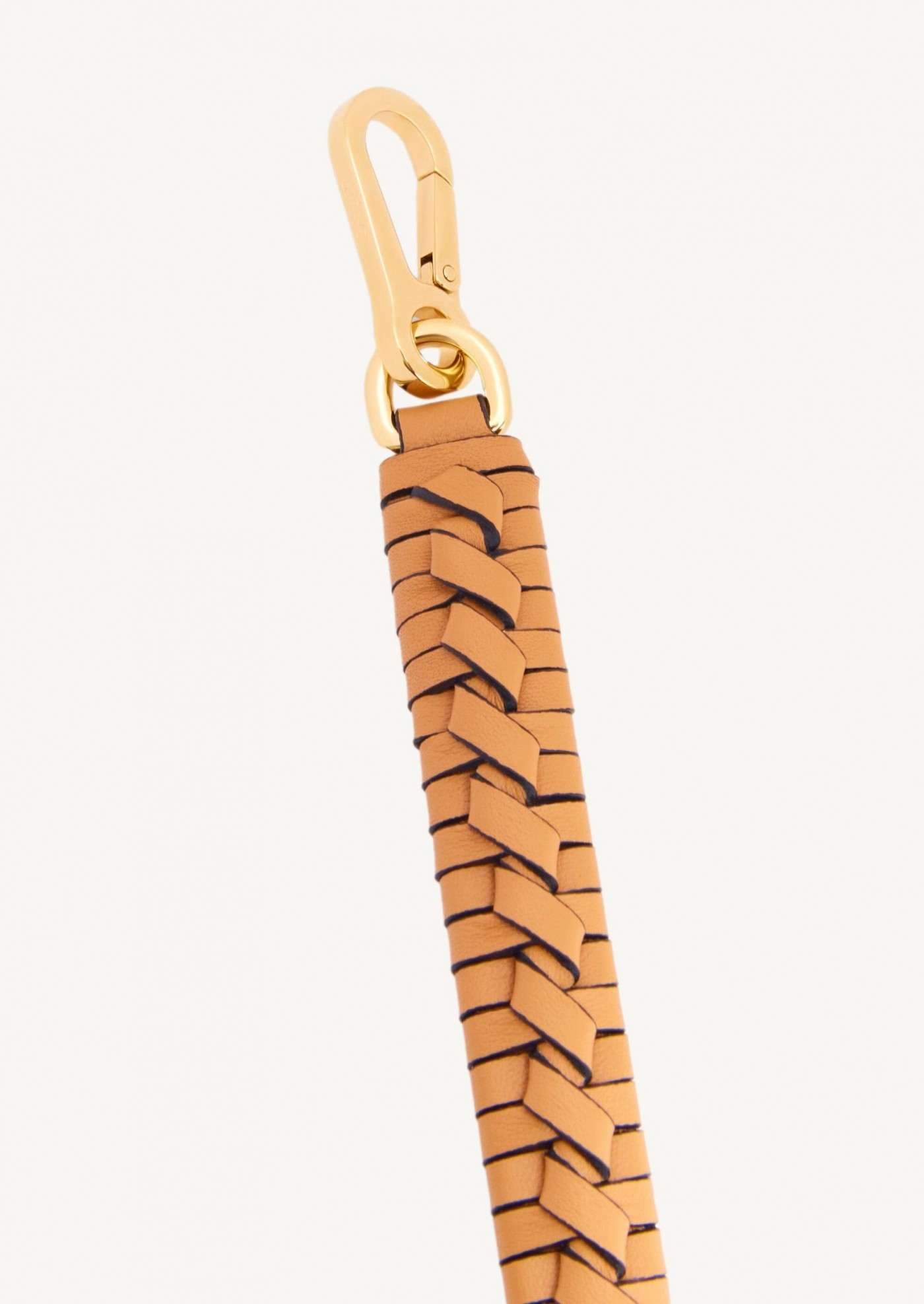 Bandoulière Woven Spiral en cuir de veau classique warm desert Loewe Bandoulière Woven Spiral en cuir de veau classique warm desert Loewe