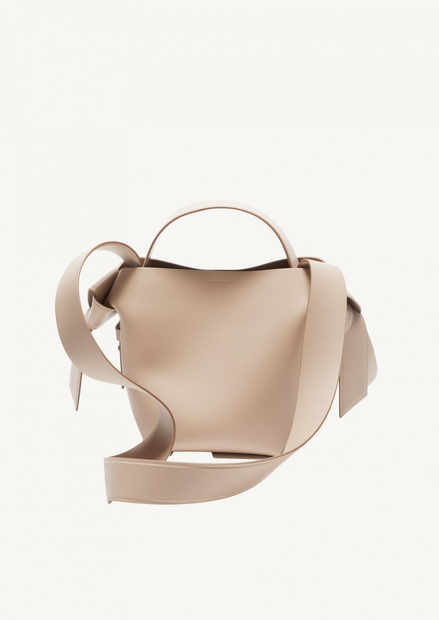 Mini shoulder bag musubi beige taupe Acne Studios