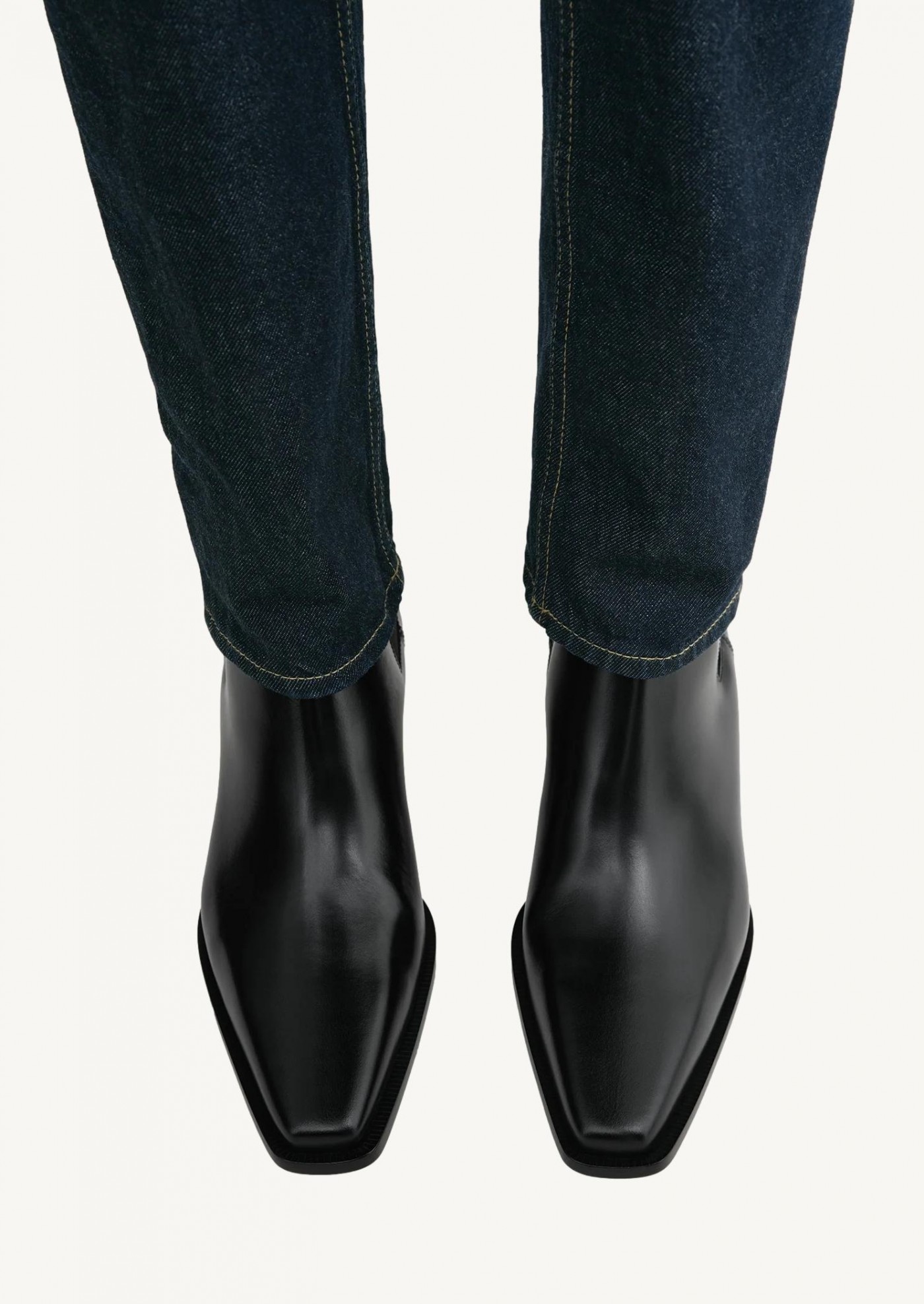 The City Boot noir Totême The City Boot noir Totême