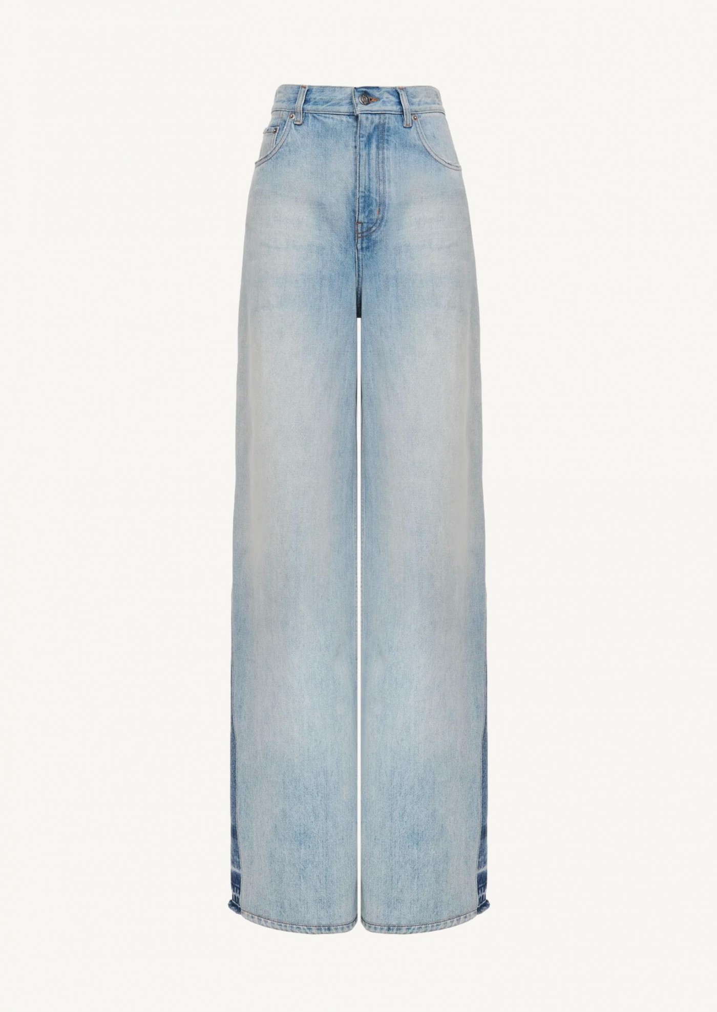 【送料&関税込】ChloAC Logo Palazzo Jeans Large denim palazzo jeans - Chloé