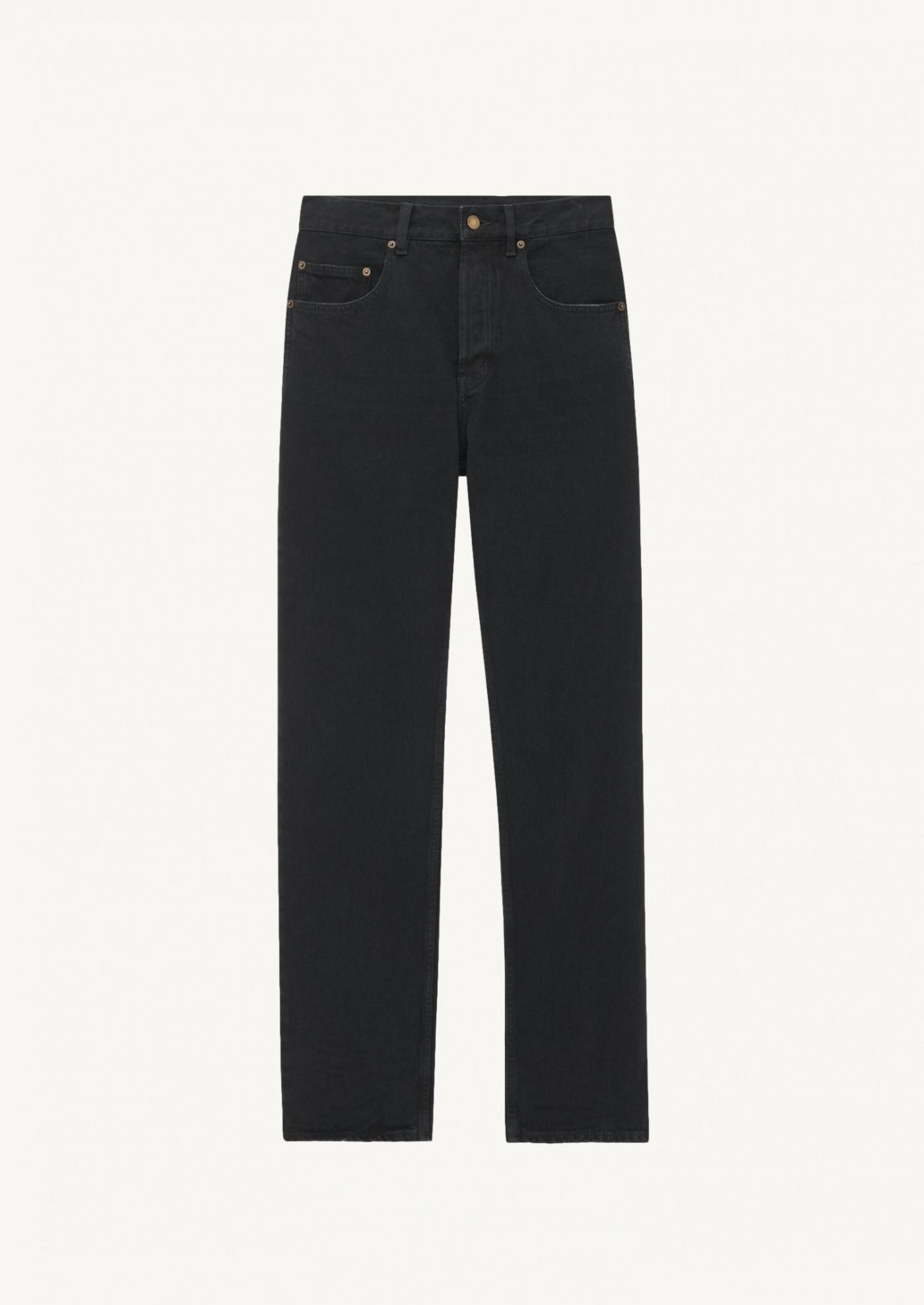 Extreme baggy long jeans in carbon black denim - Saint Laurent