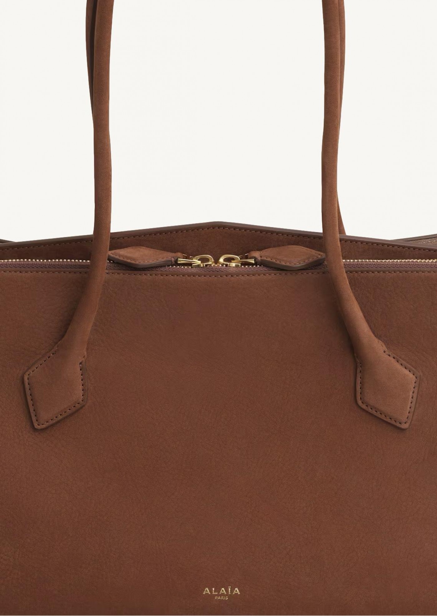 Le teckel tote en nubuck Alaïa