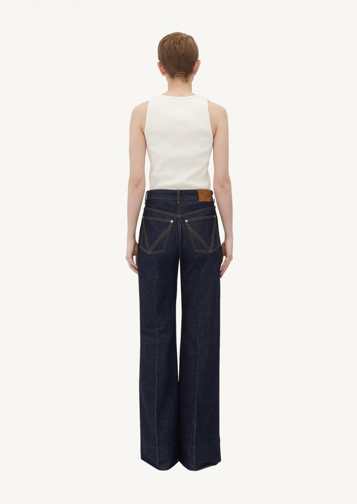 【関税&送料込】Bottega Veneta Vintage Indigo Denim Jeans Wide Indigo Vintage blue jeans - Bottega Veneta