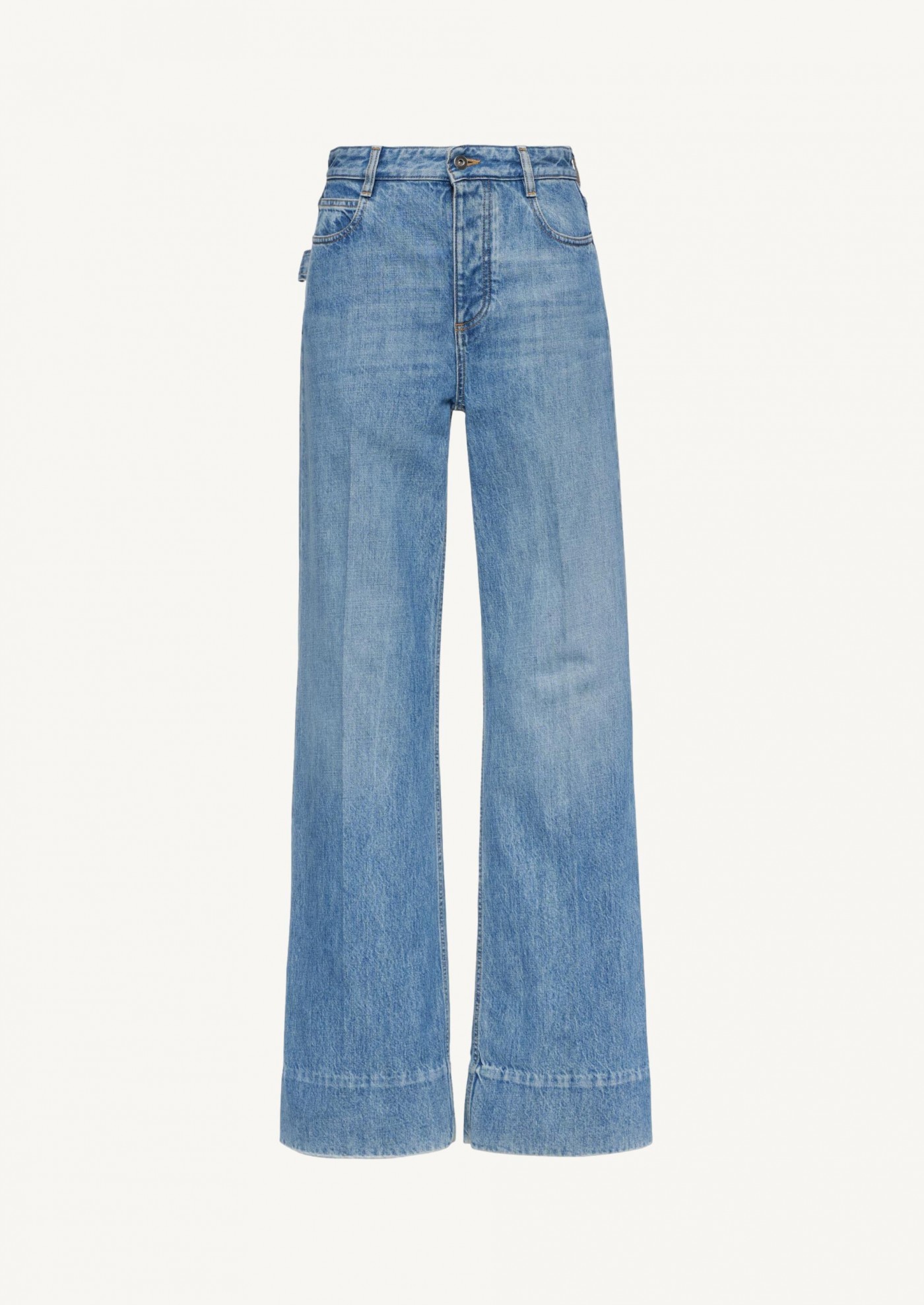 デニム・ジーパン Bottega Veneta VINTAGE INDIGO DENIM JEANS Wide Indigo Vintage blue jeans - Bottega Veneta