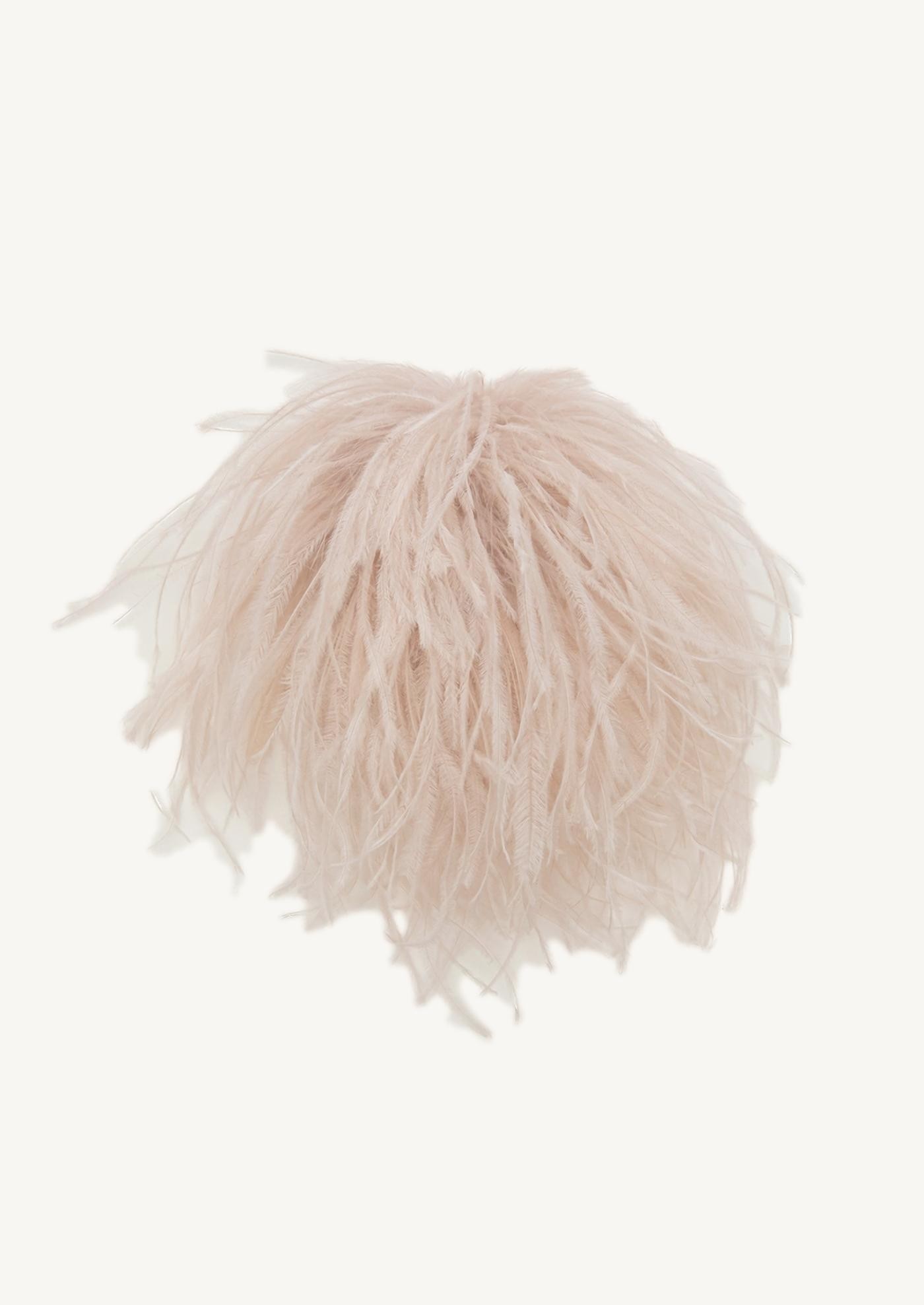 Rambutan brooch champagne