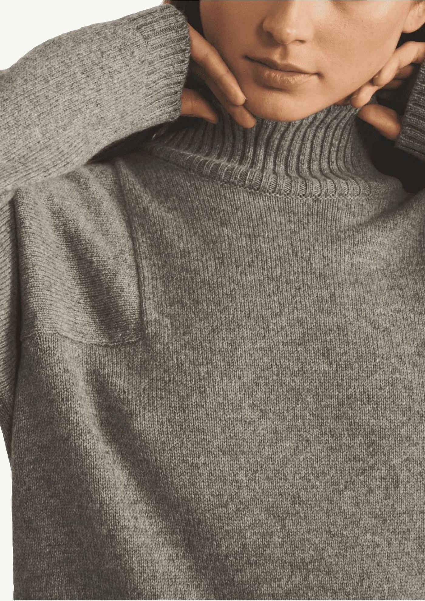 Charlotte sweater grigio Linnea Lund