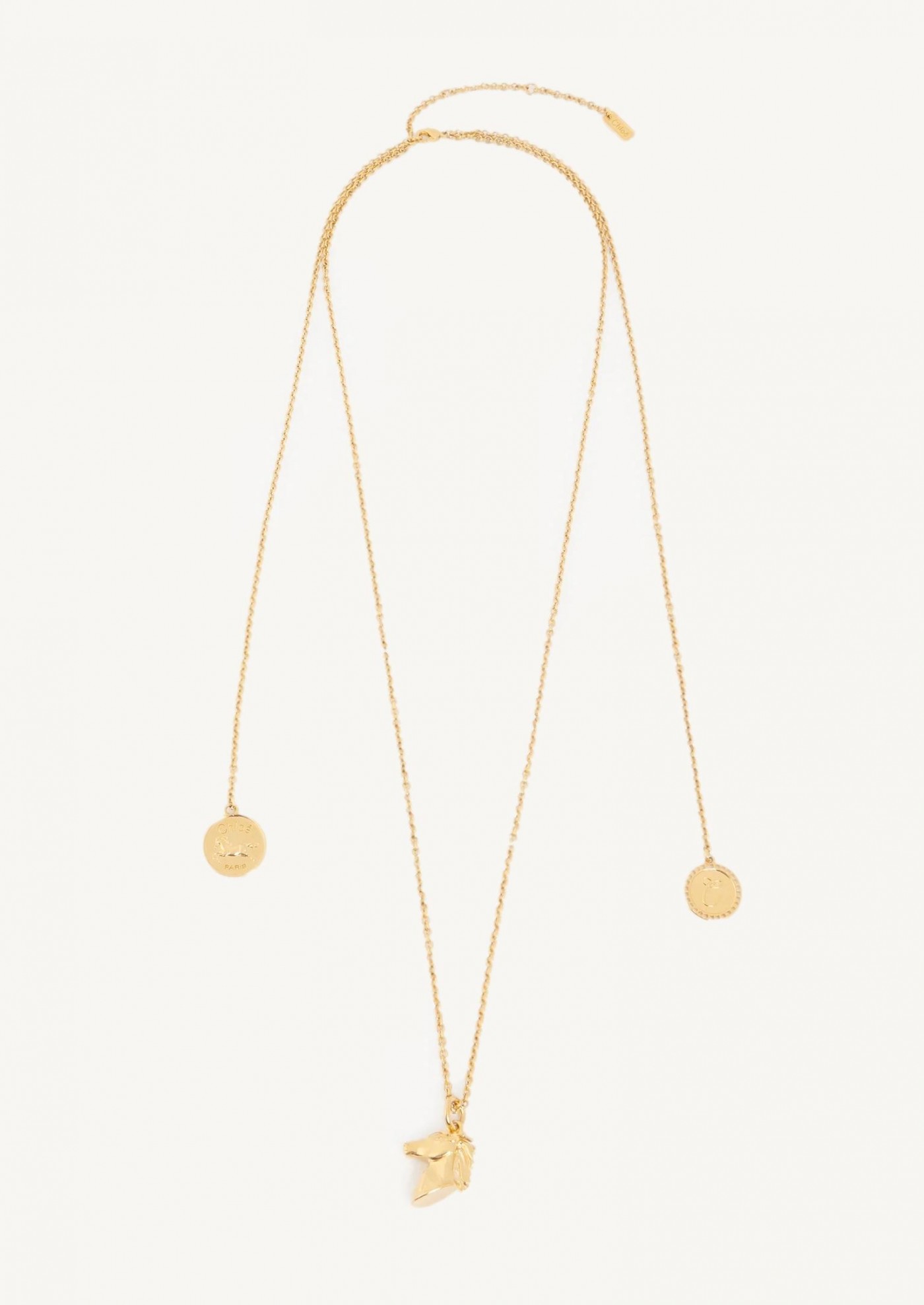 Collier chloé charms triple