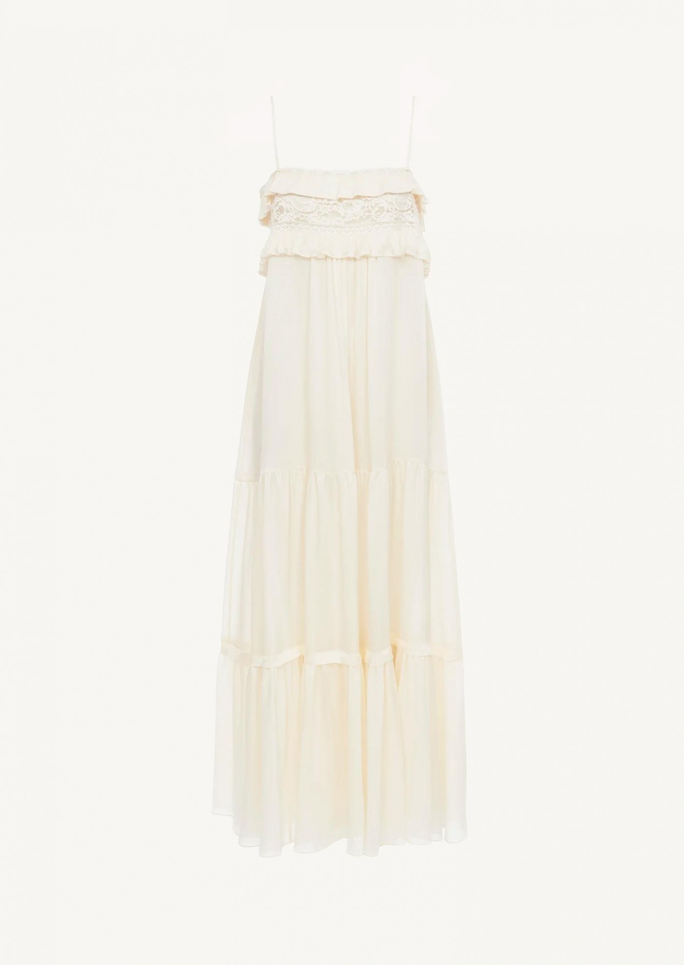 Chloé long dress with thin straps