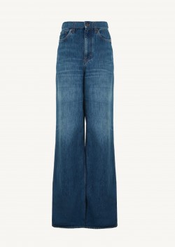 Wide leg denim jean - Chloé
