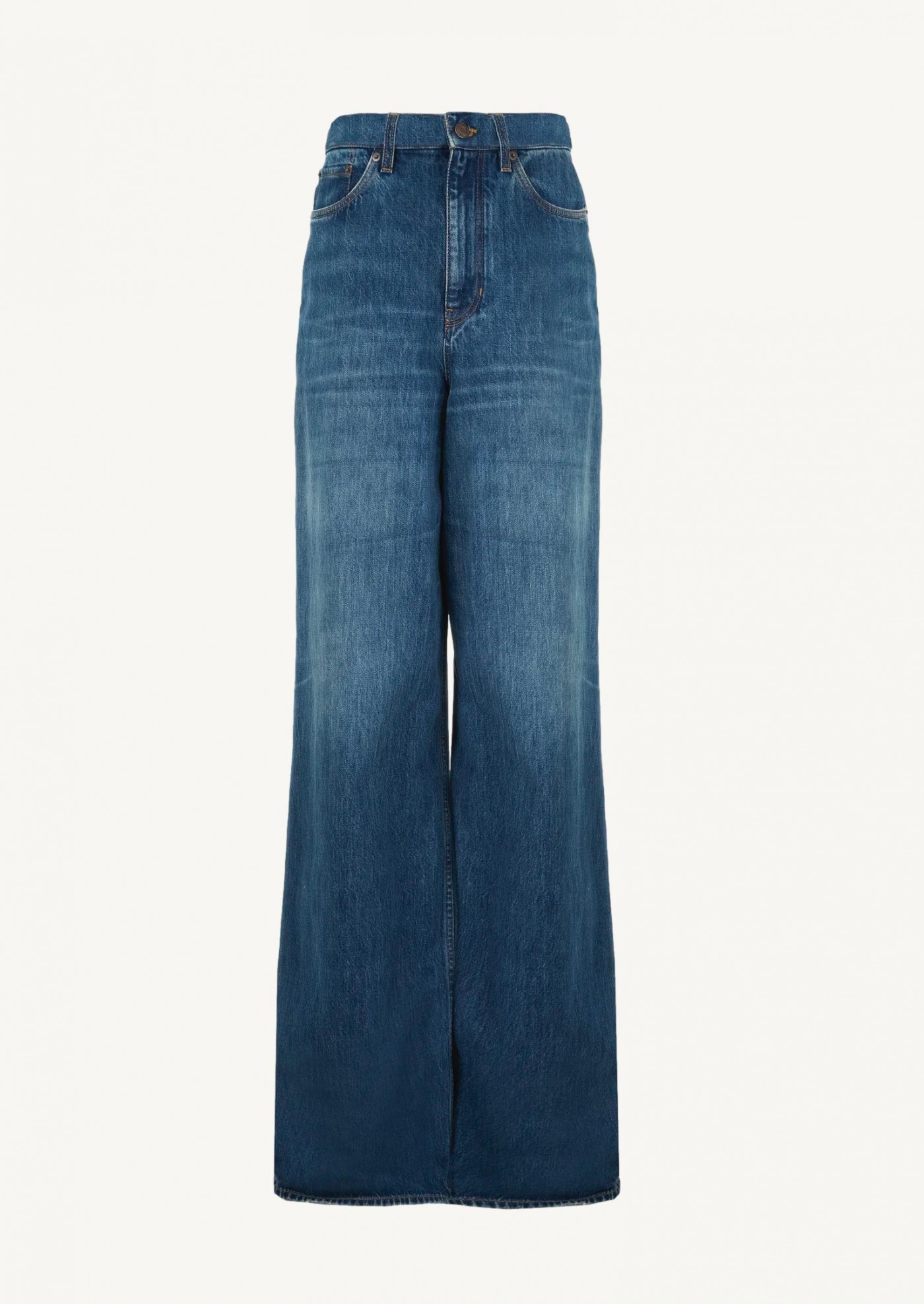 【関税＆送料込み】ChloAC Wide-Leg Denim Jeans Chloé High-Rise Wide-Leg Jeans | Saks Fifth Avenue