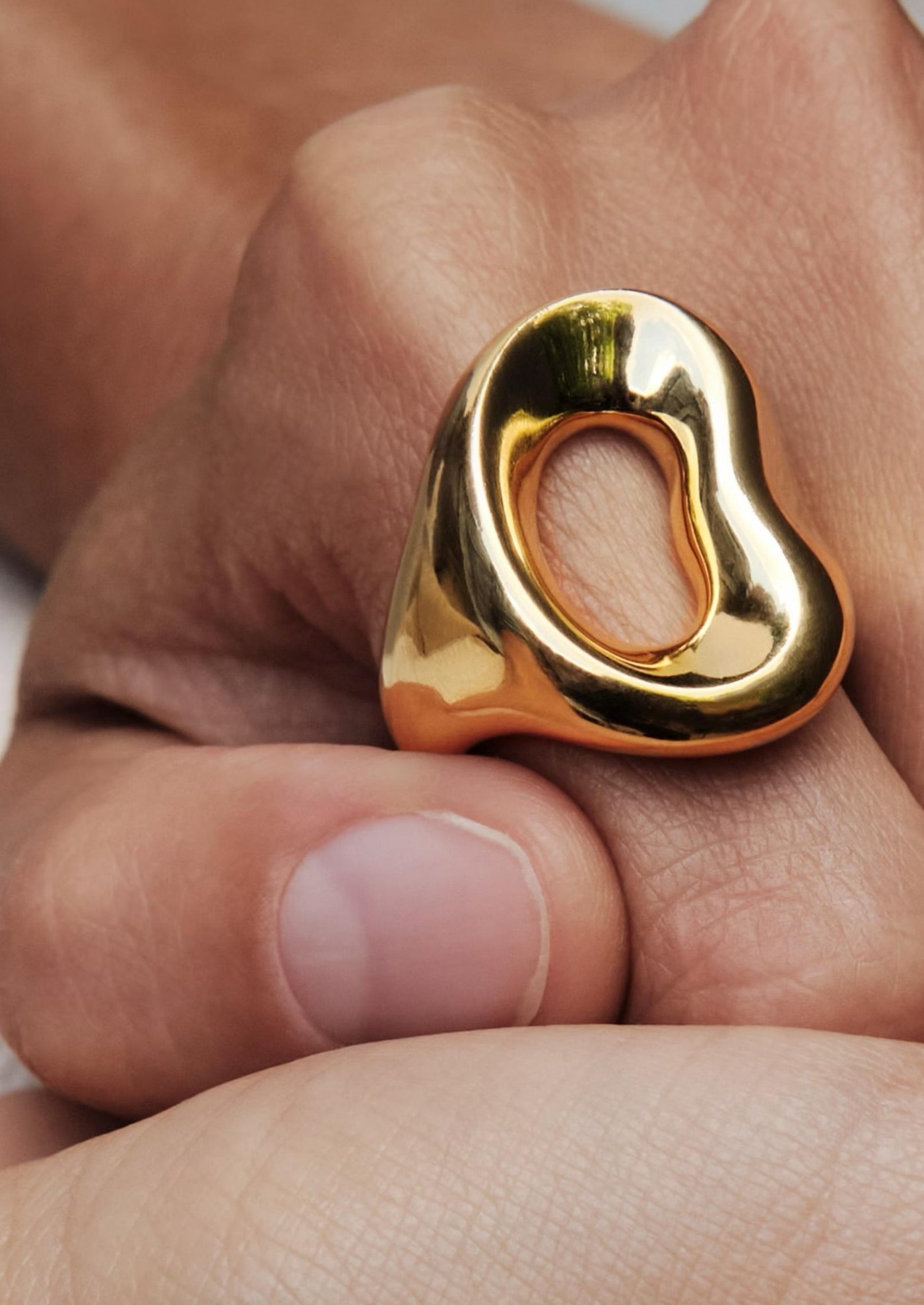 Bague shima en vermeil